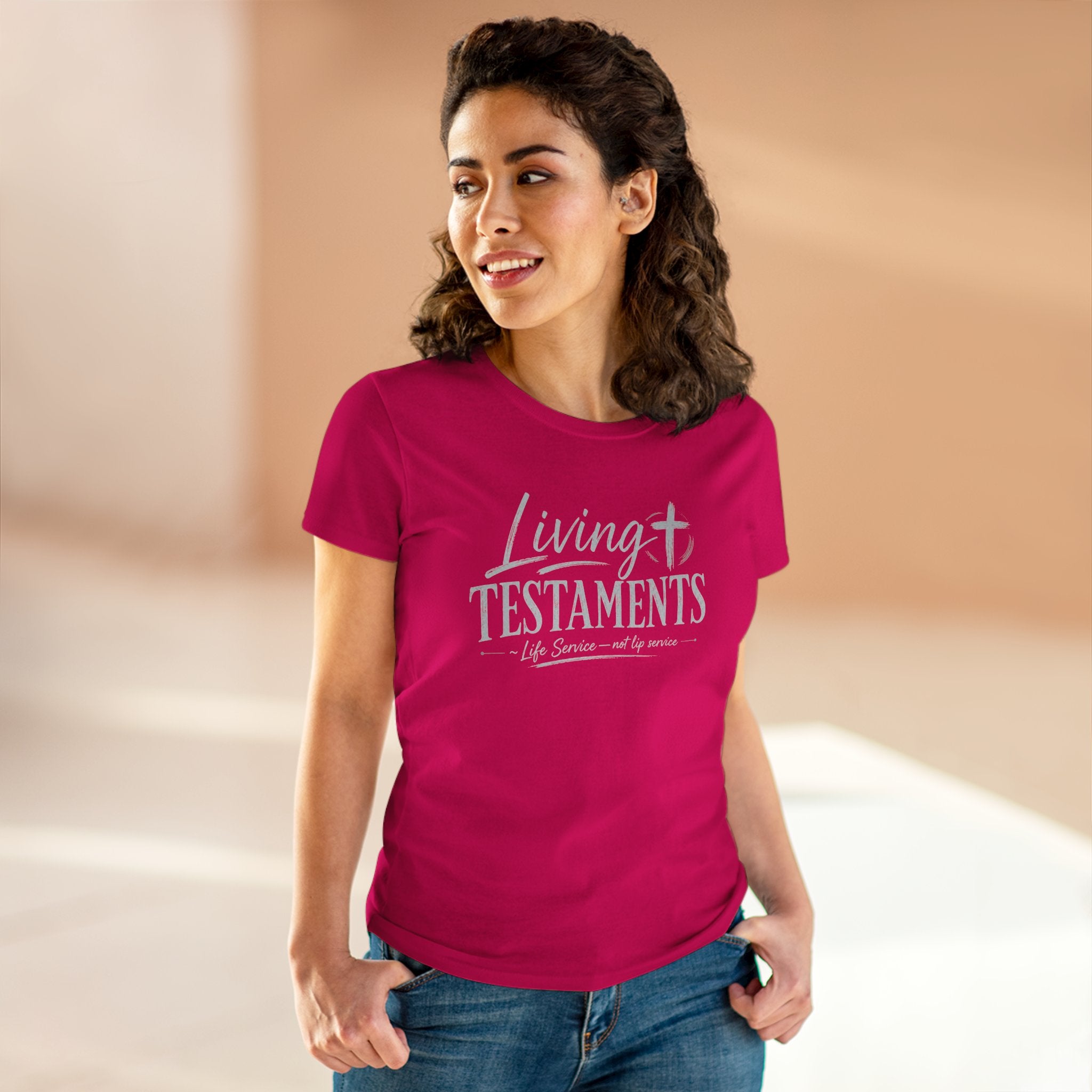 Chick-Shirts ~ Living Testaments  "Life Service — not lip service"
