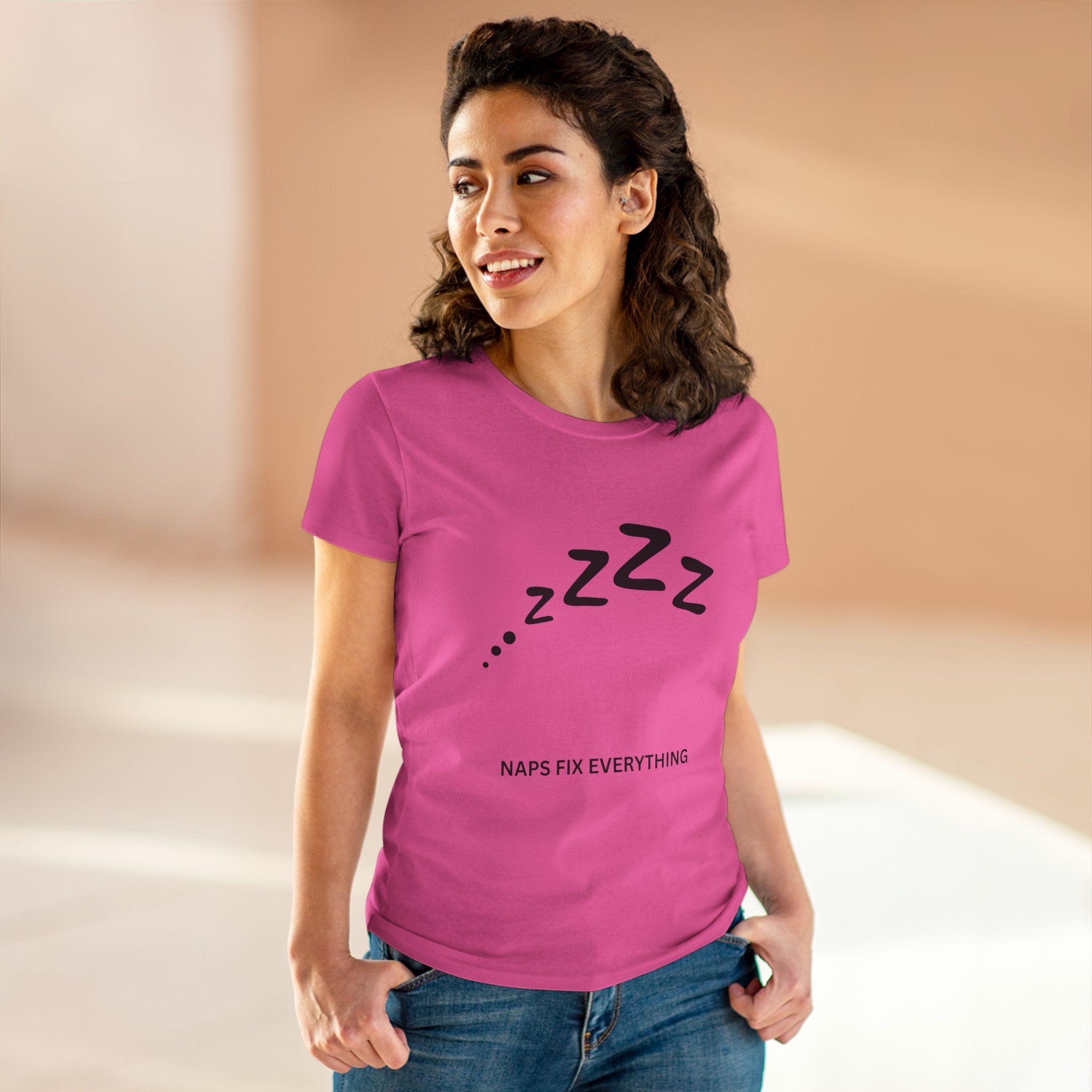 Chick-Shirts ~ Naps Fix Everything Women's Tee