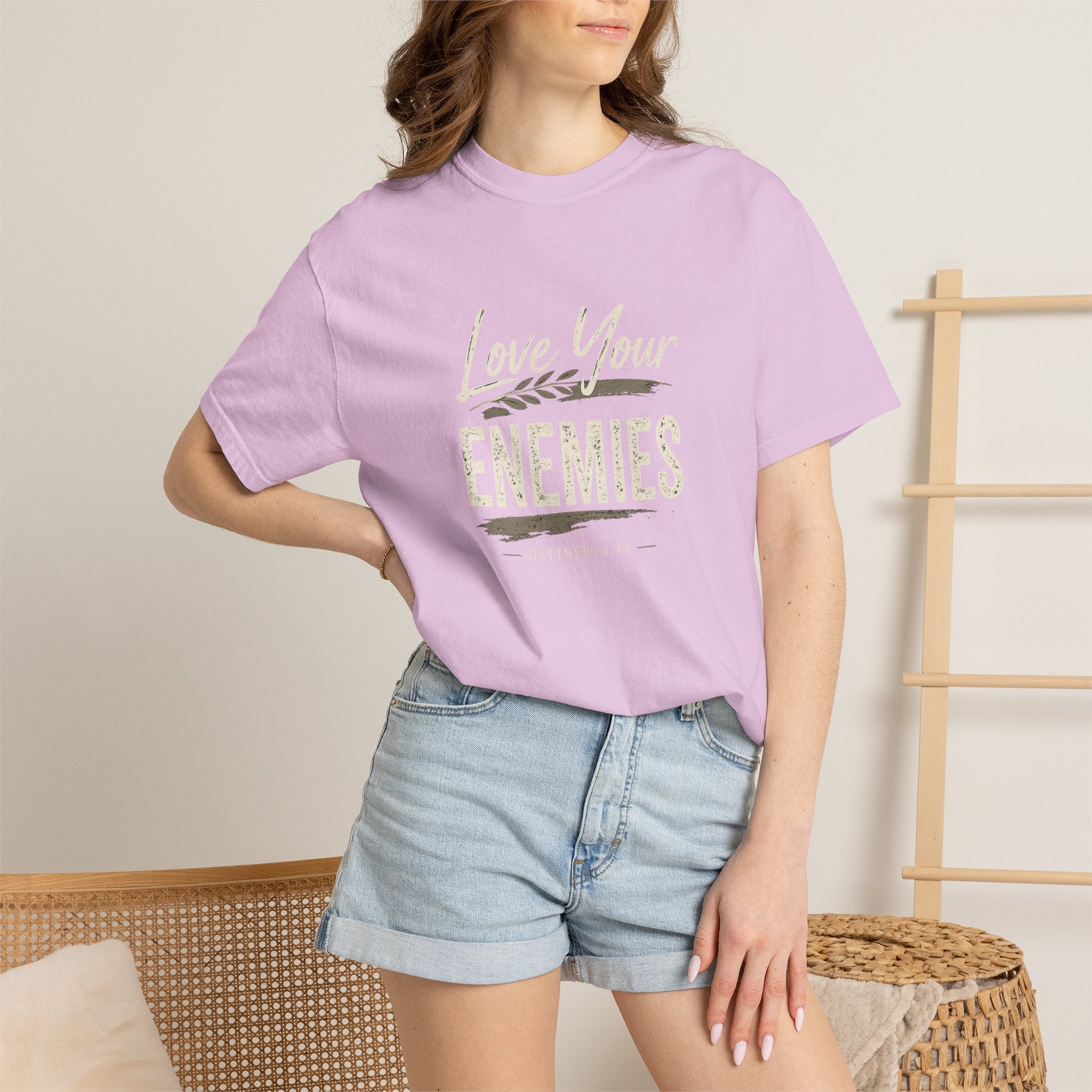 Chick-Shirts ~ Love Your Enemies — Graphic Tee