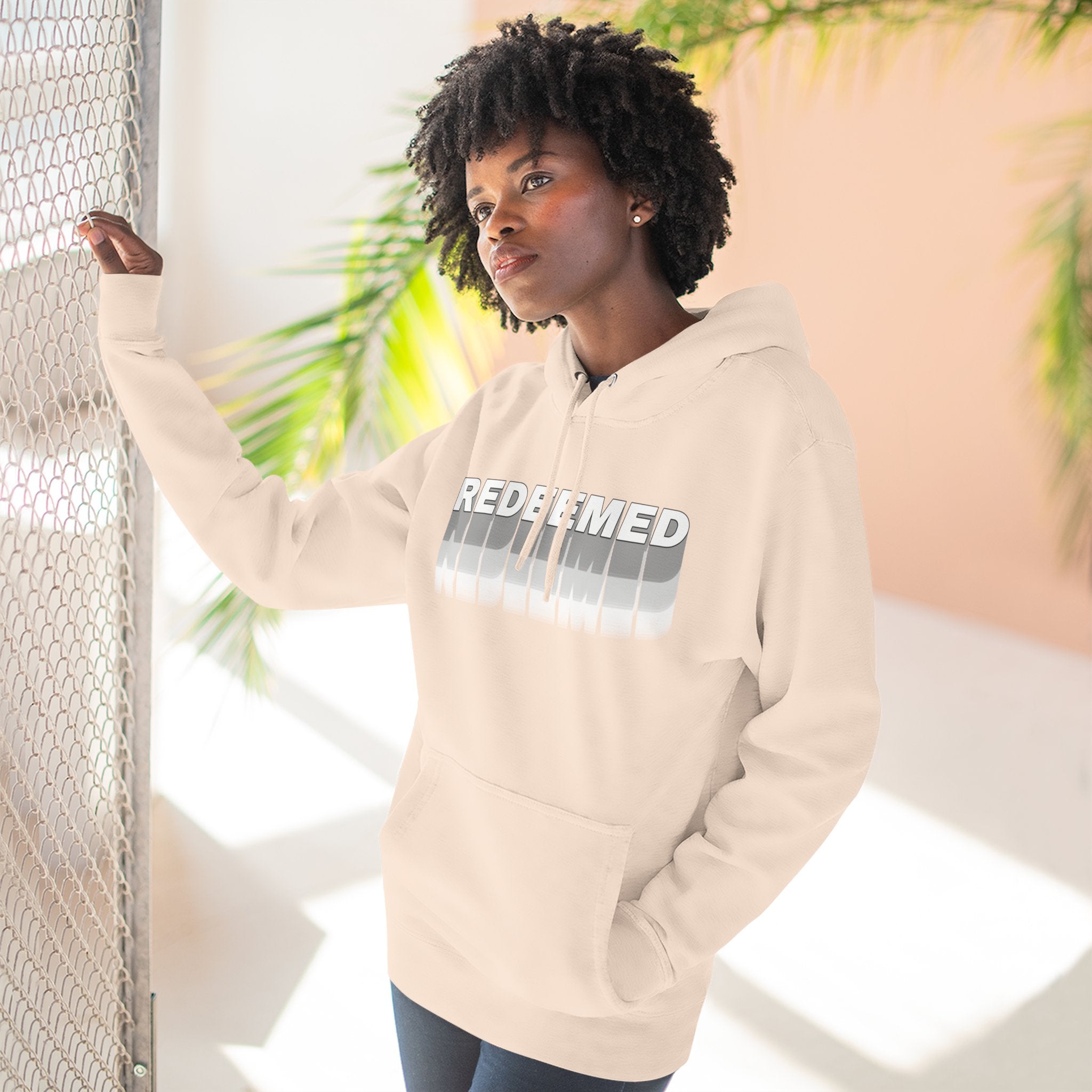 Chick-Shirts ~ Redeemed Inspirational Pullover Hoodie