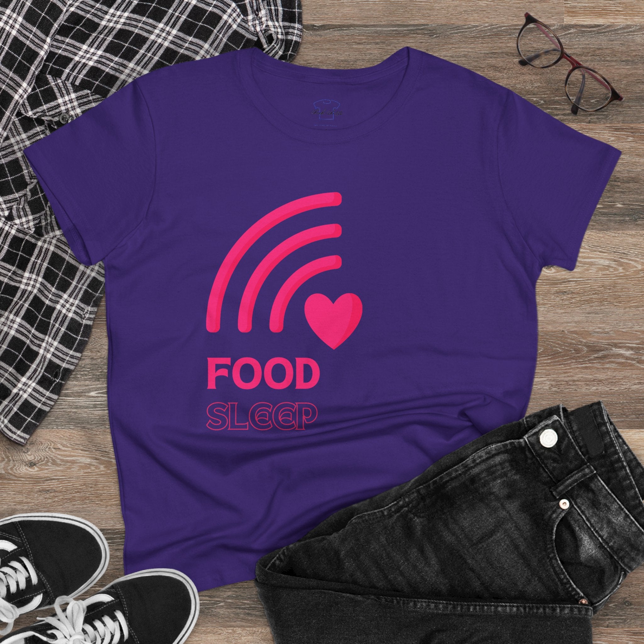Chick-Shirts ~ WIFI, FOOD, SLEEP Women's Tee