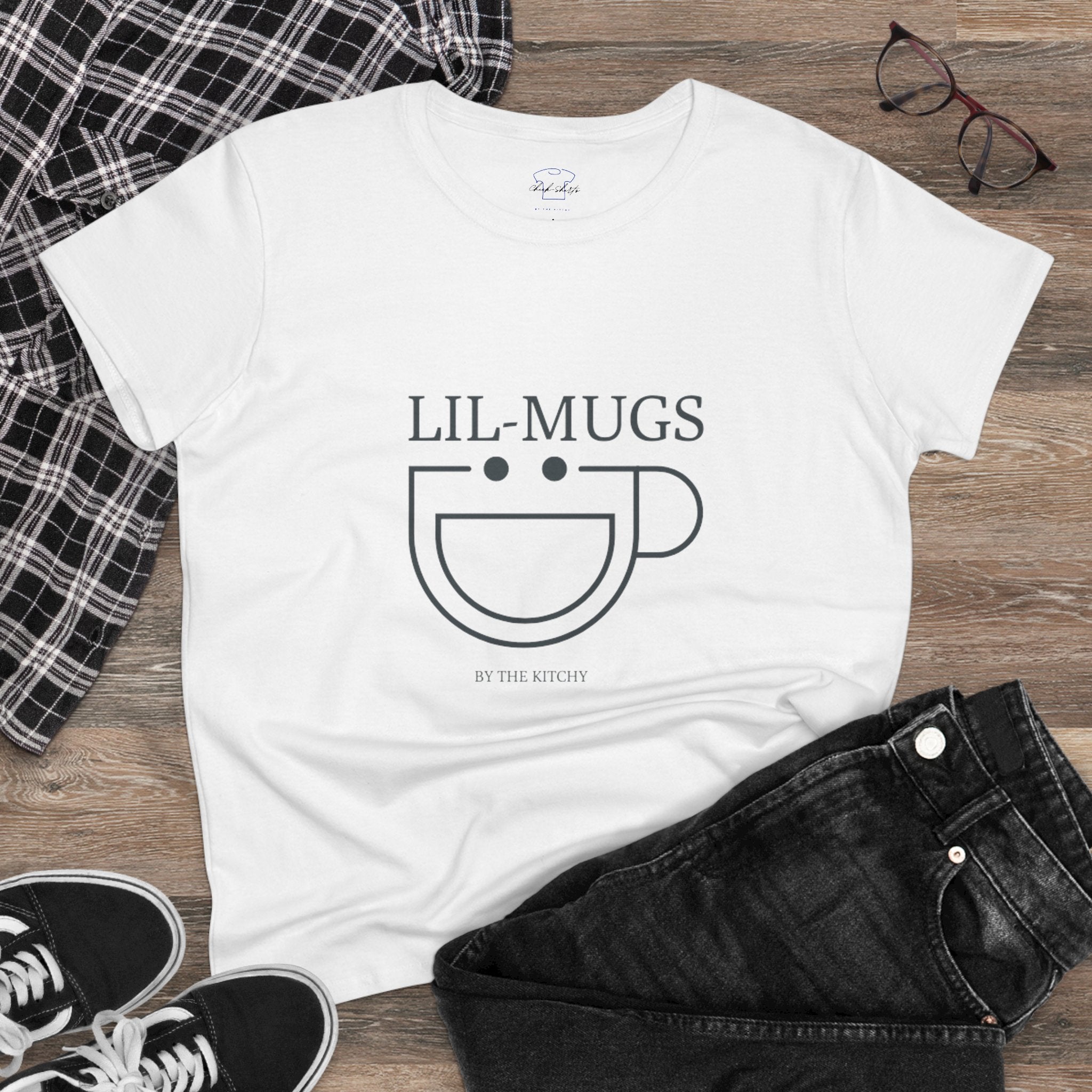 Chick-Shirts ~ Lil-Mugs LOGO Women's Tee