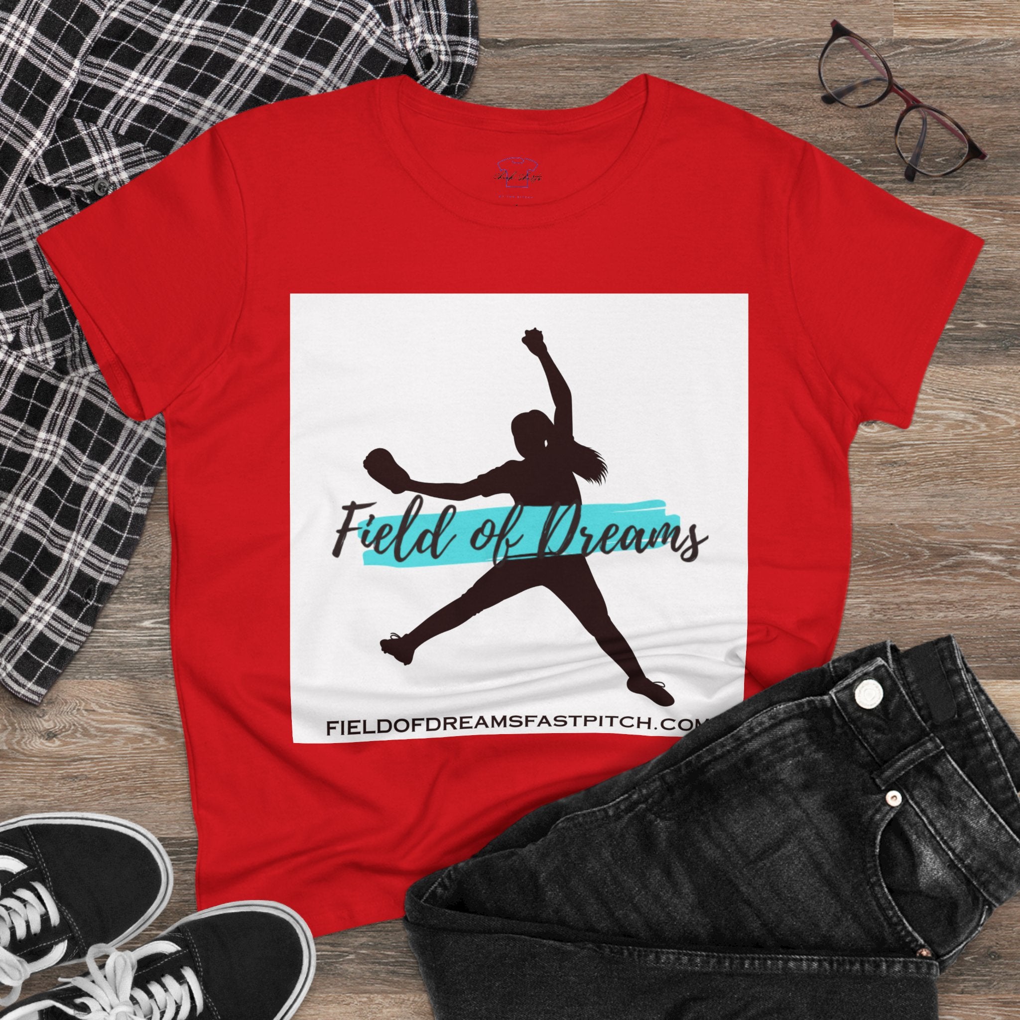 Chick-Shirts ~ Field Of Dreams Fastpitch Tee