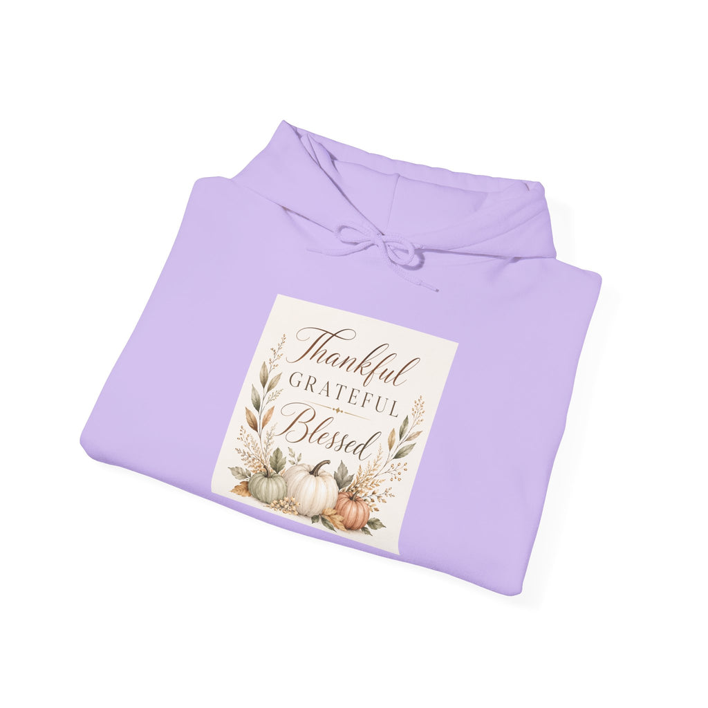 Chick-Shirts ~ Thankful Grateful Blessed Hoodie