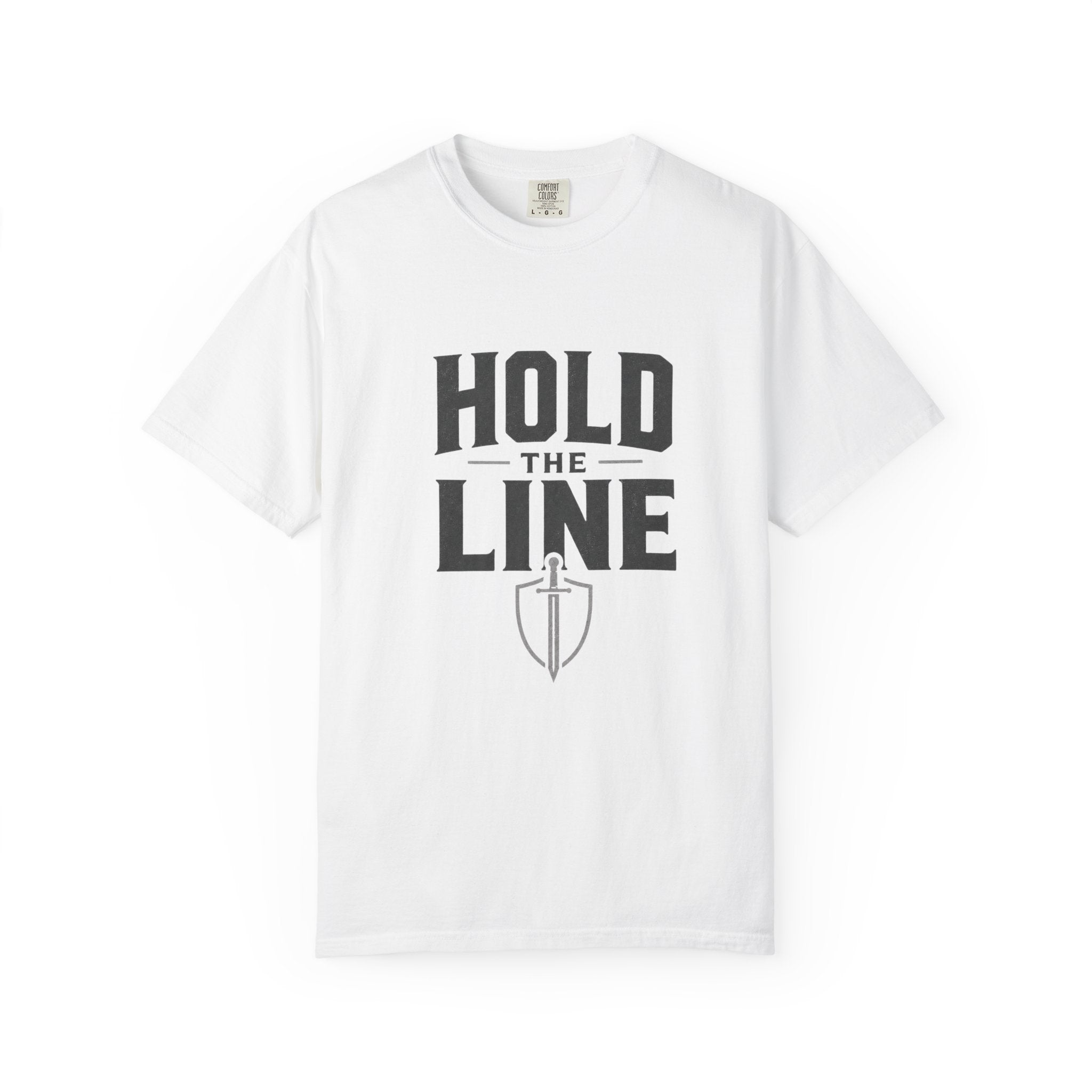 Dude-Shirts ~ Hold The Line Graphic Tee