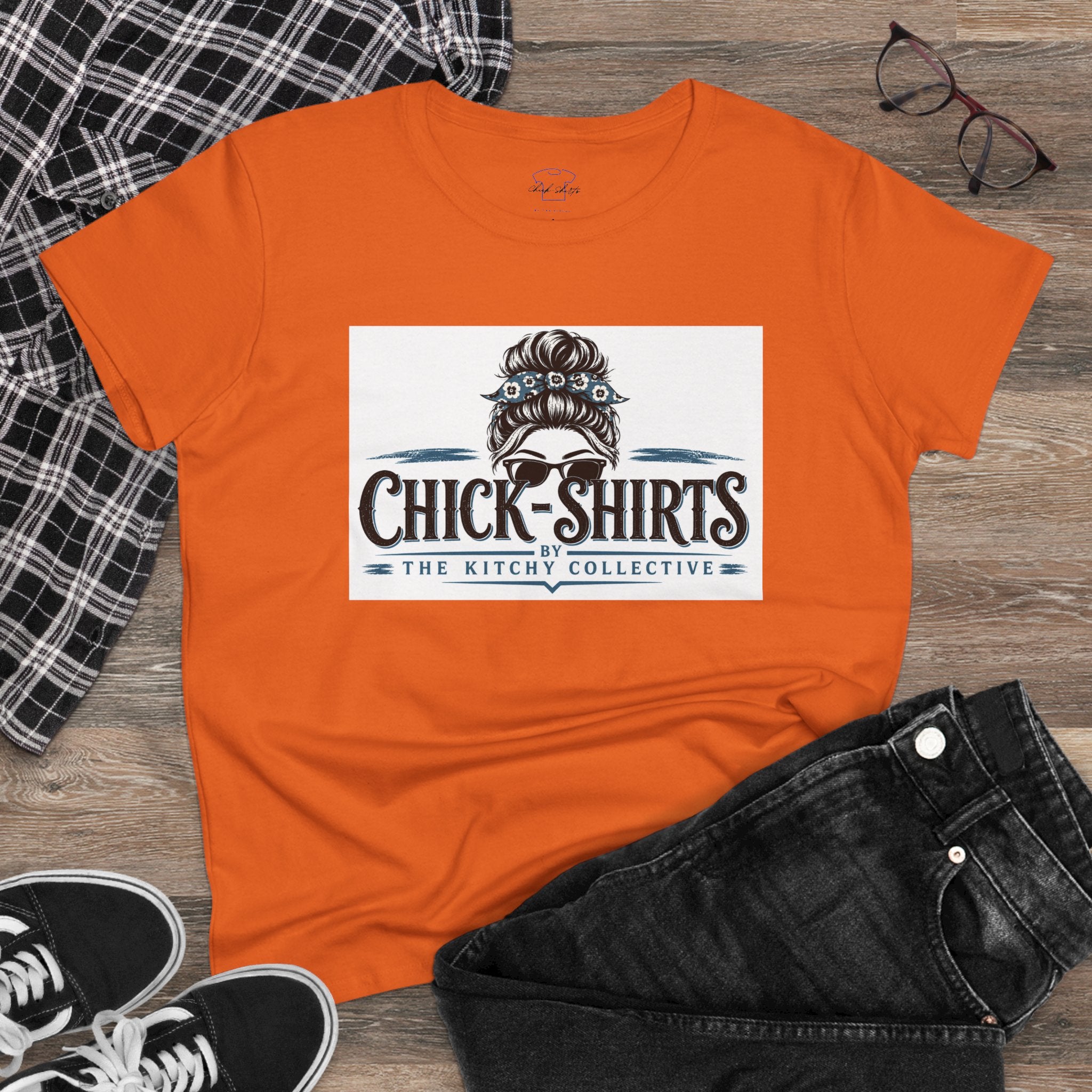 Chick-Shirts ~ LOGO Women's Cotton Tee