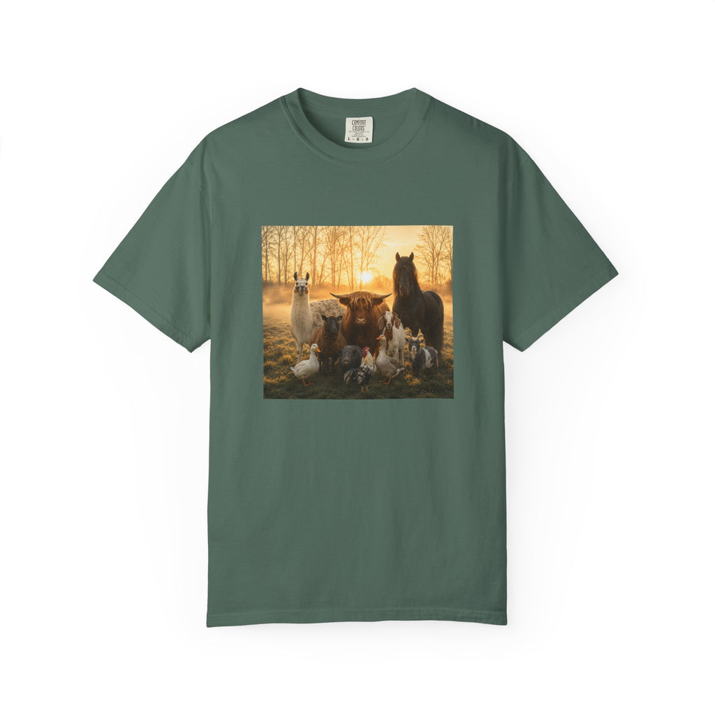 Chick-Shirts ~ 'The Usual Suspects' Farm Animals T-Shirt