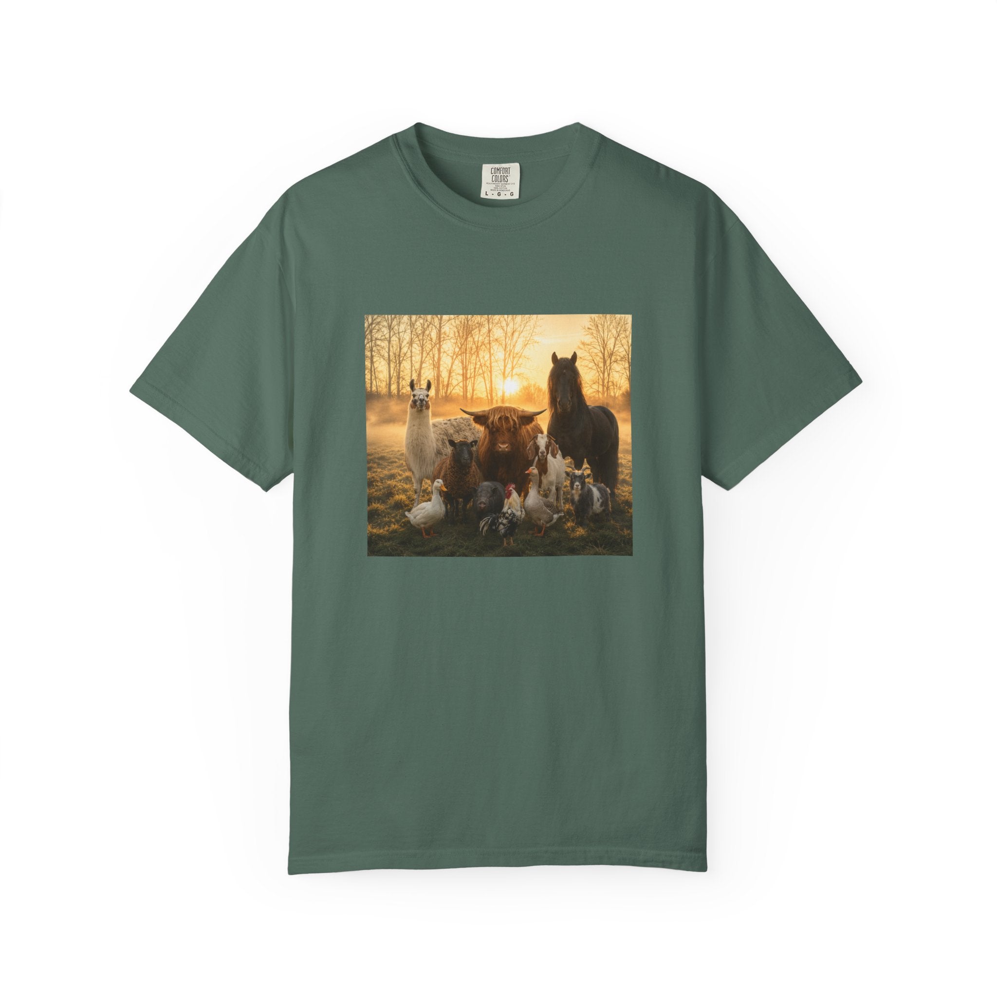 Chick-Shirts ~ 'The Usual Suspects' Farm Animals T-Shirt