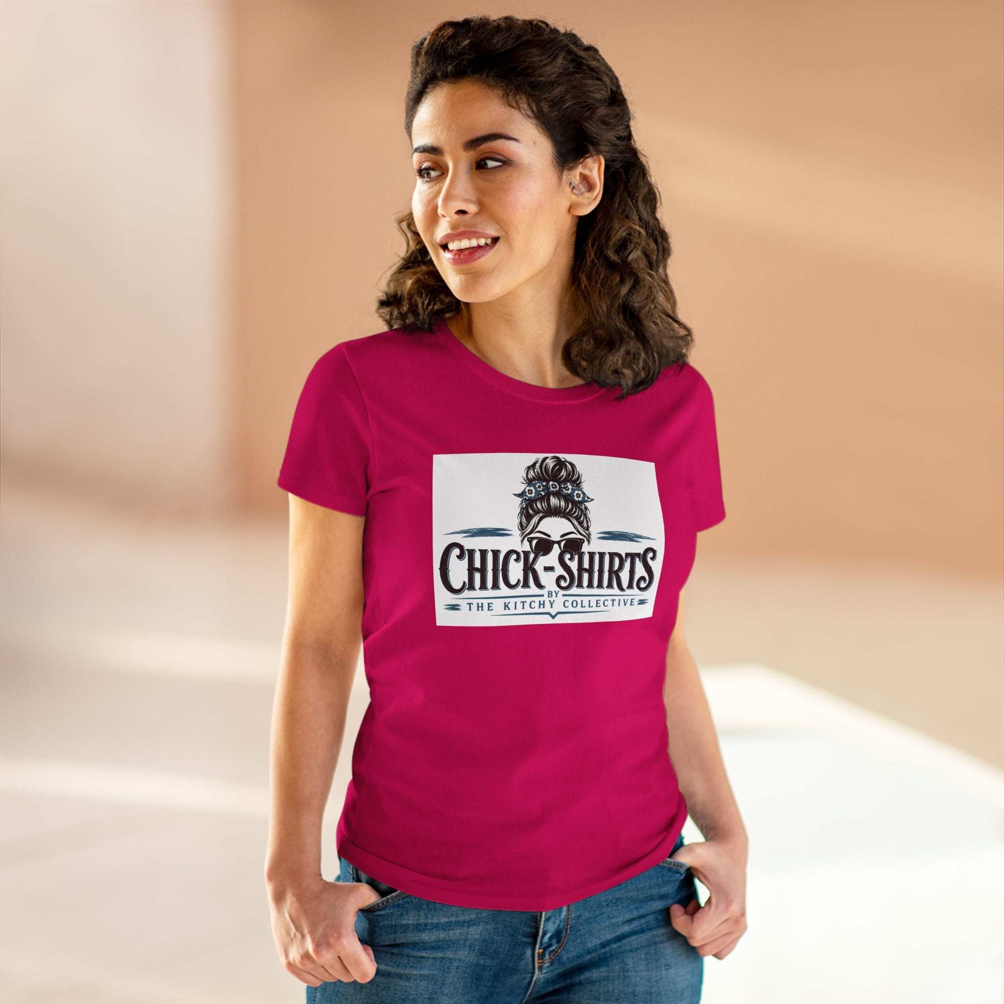 Chick-Shirts ~ LOGO Women's Cotton Tee