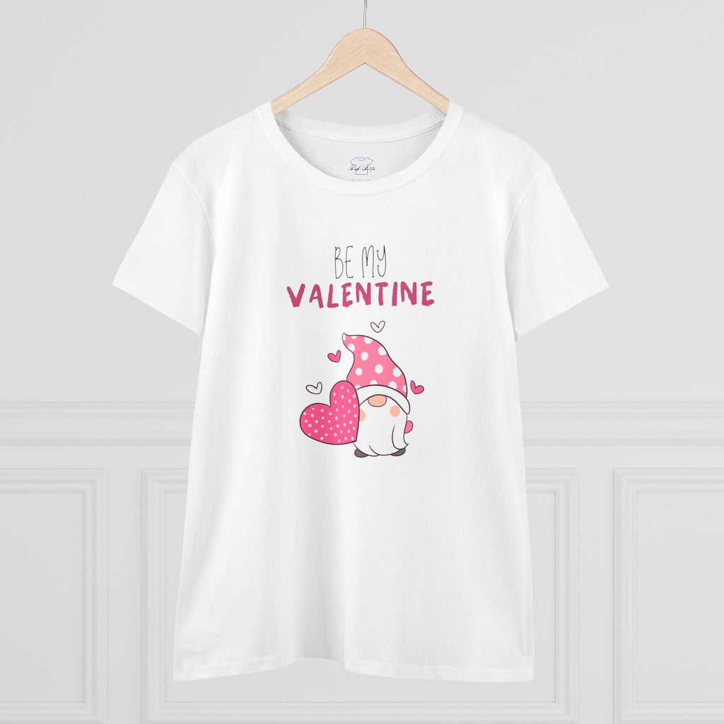 Gnome Be My Valentine ~ Women's Midweight Cotton Tee