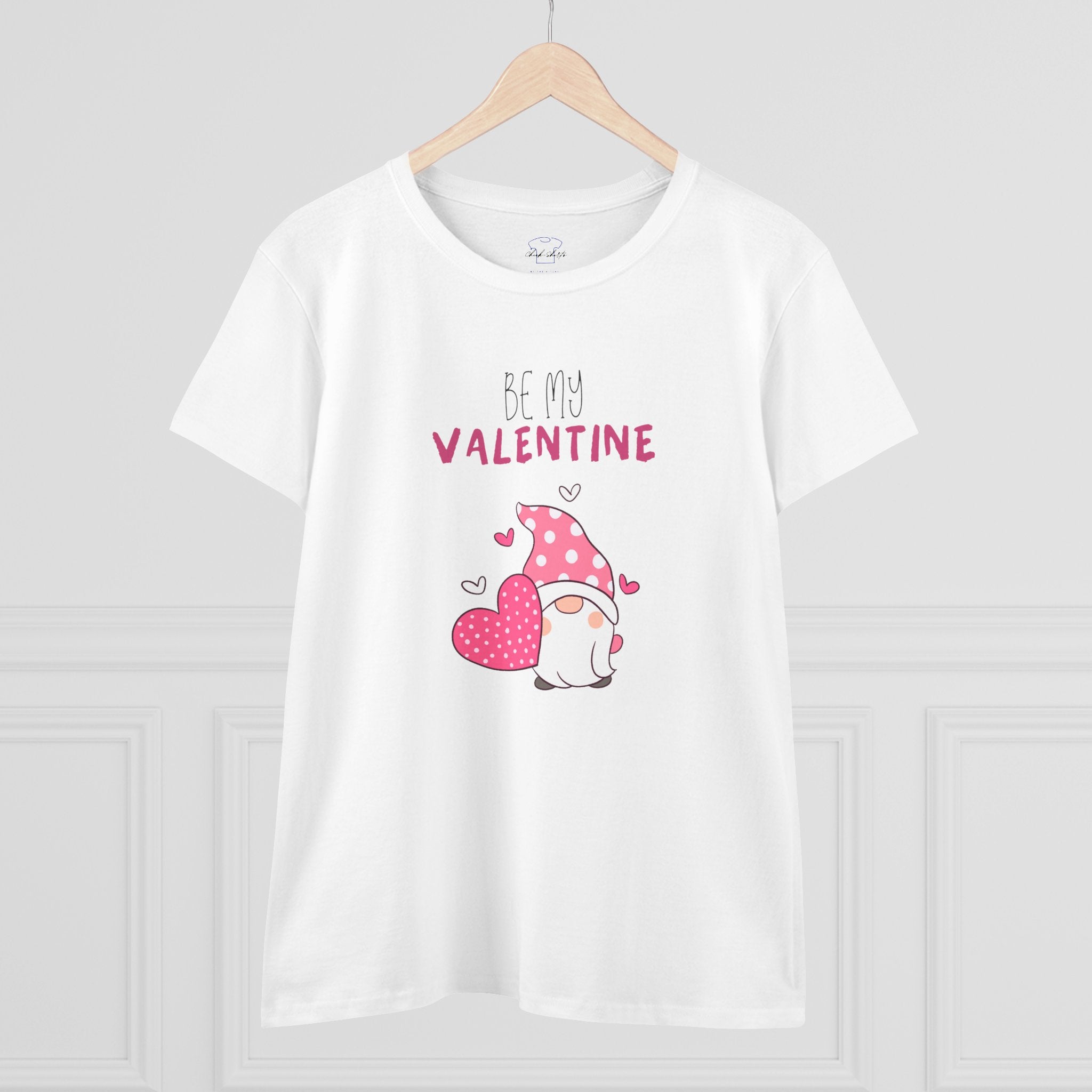 Gnome Be My Valentine ~ Women's Midweight Cotton Tee
