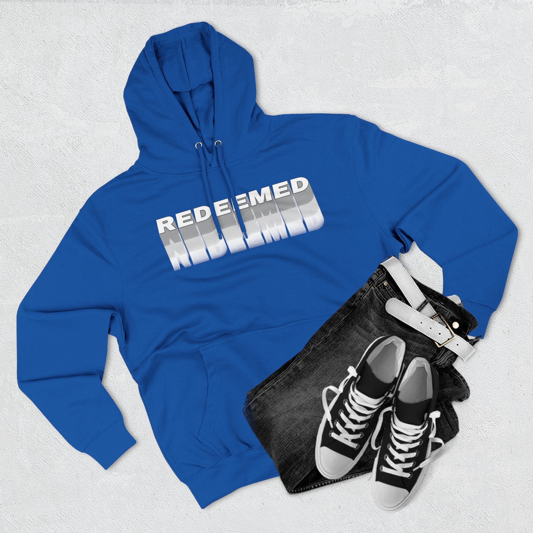 Chick-Shirts ~ Redeemed Inspirational Pullover Hoodie