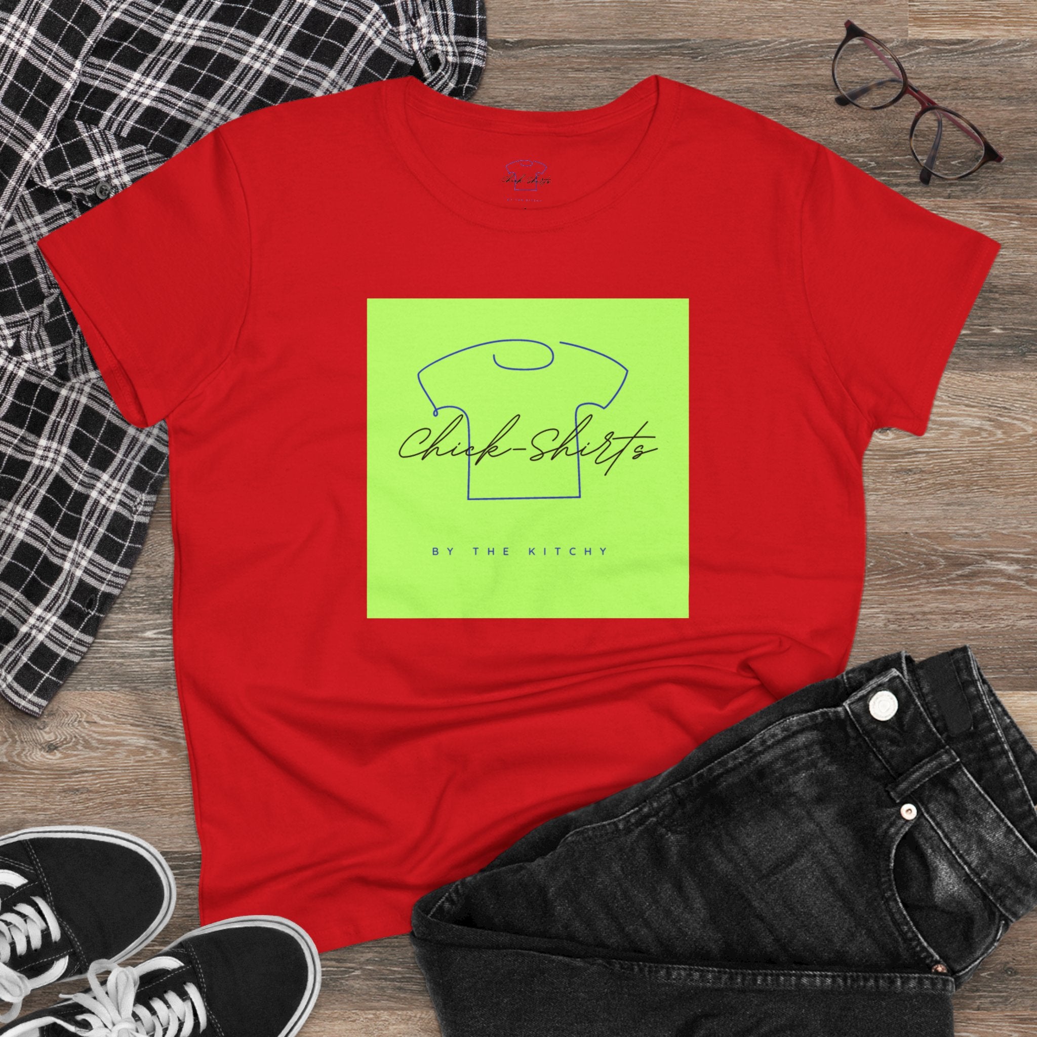 Chick-Shirts ~ LOGO Women's Cotton Tee
