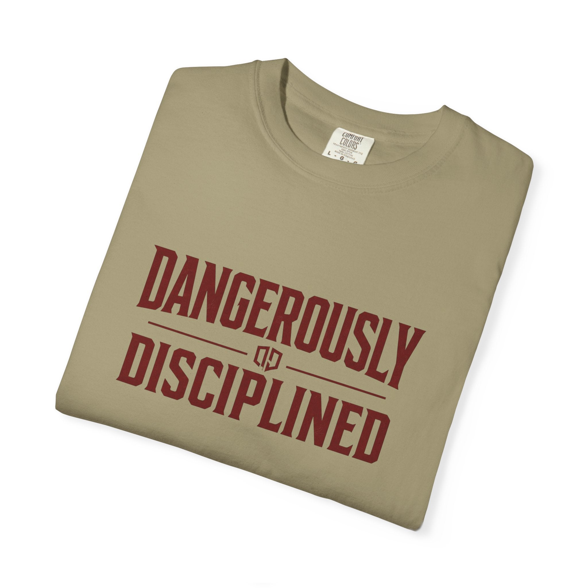 Dude-Shirts ~ Dangerously Disciplined Graphic Tee