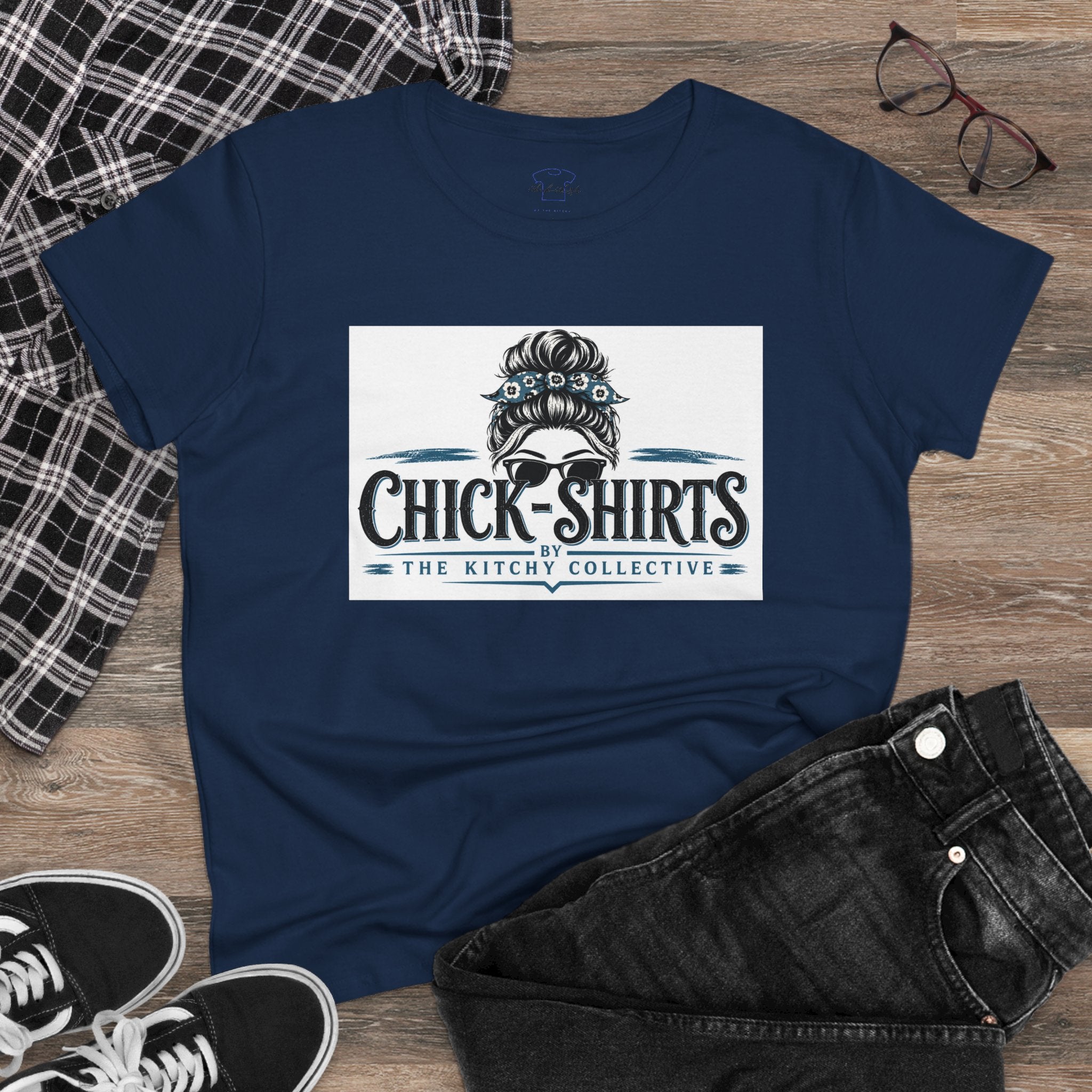 Chick-Shirts ~ LOGO Women's Cotton Tee