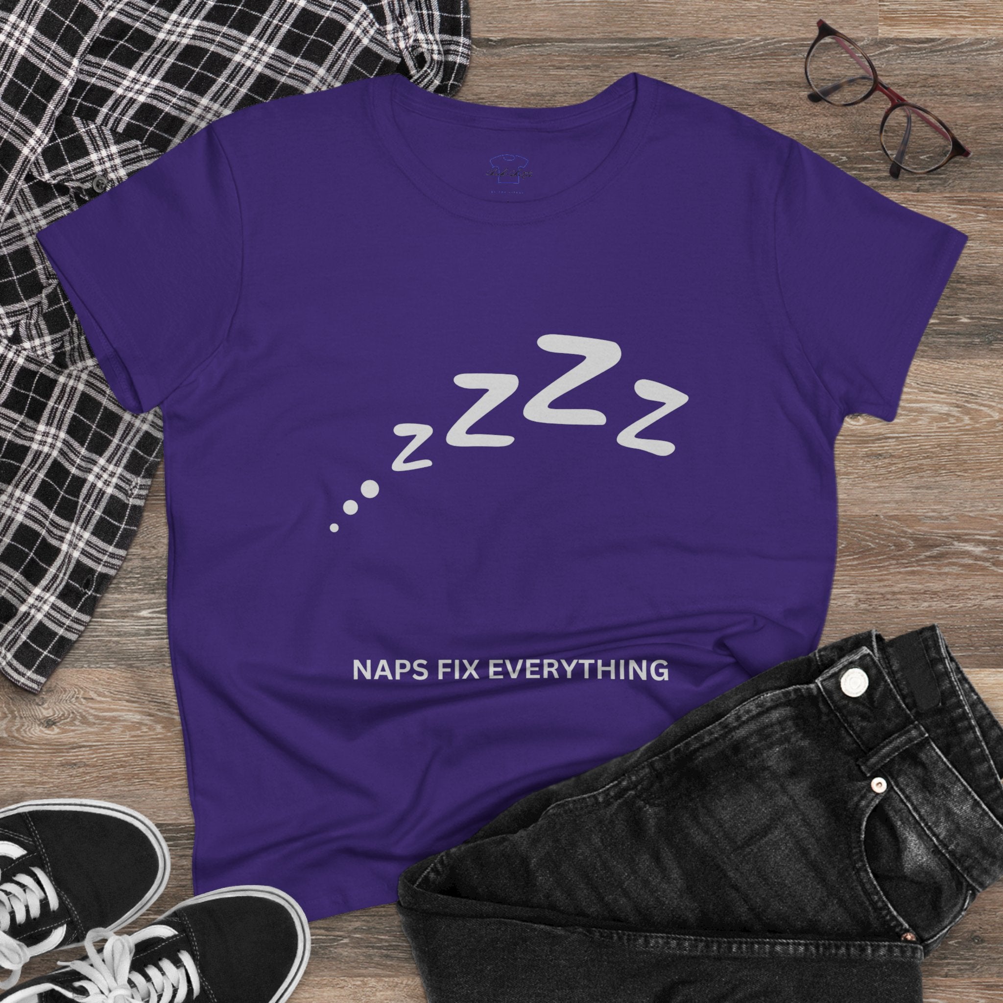 Chick-Shirts ~ Naps Fix Everything Women's Tee