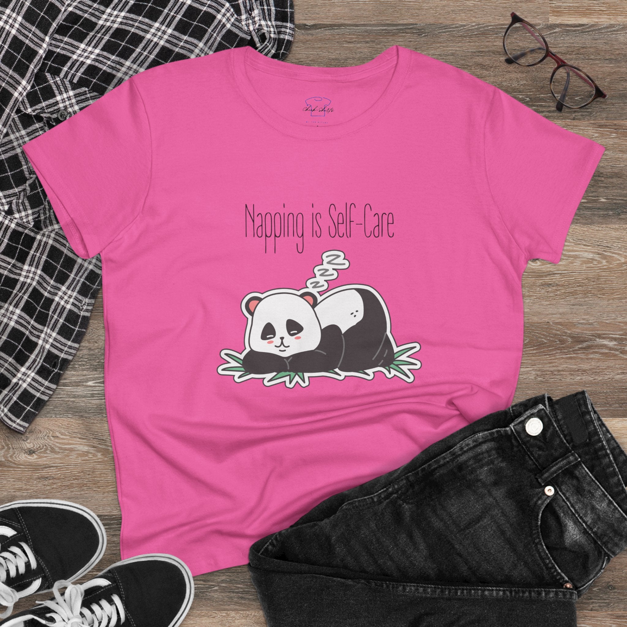 Chick-Shirts ~ Napping is Self-Care Women's Tee