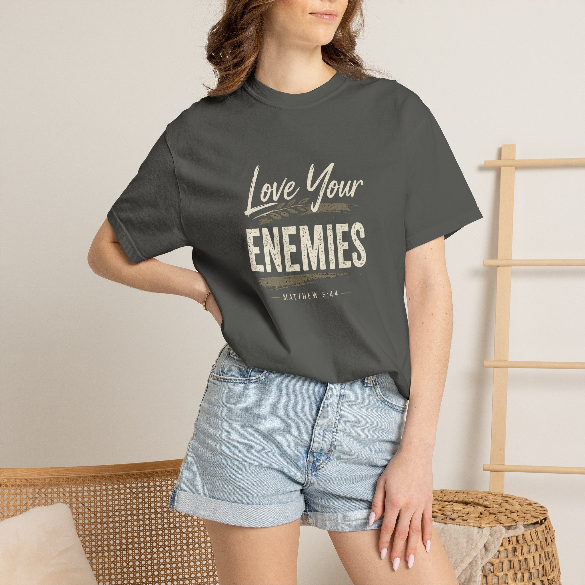 Chick-Shirts ~ Love Your Enemies — Graphic Tee