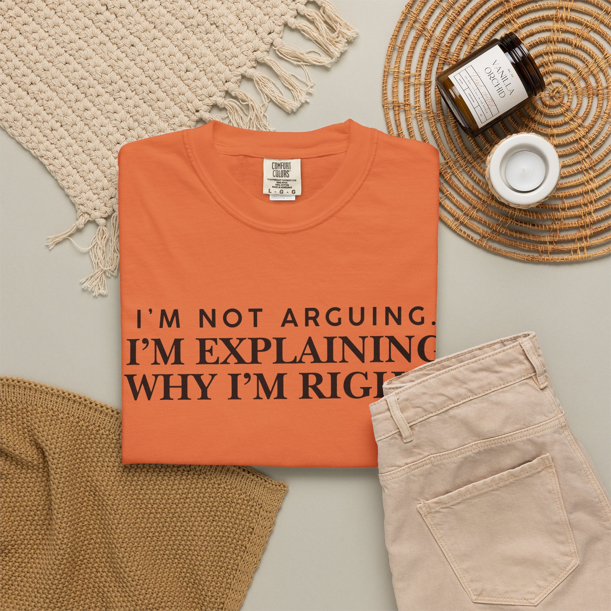 Dude-Shirts ~ I’m Not Arguing I’m Explaining Why I’m Right T-Shirt