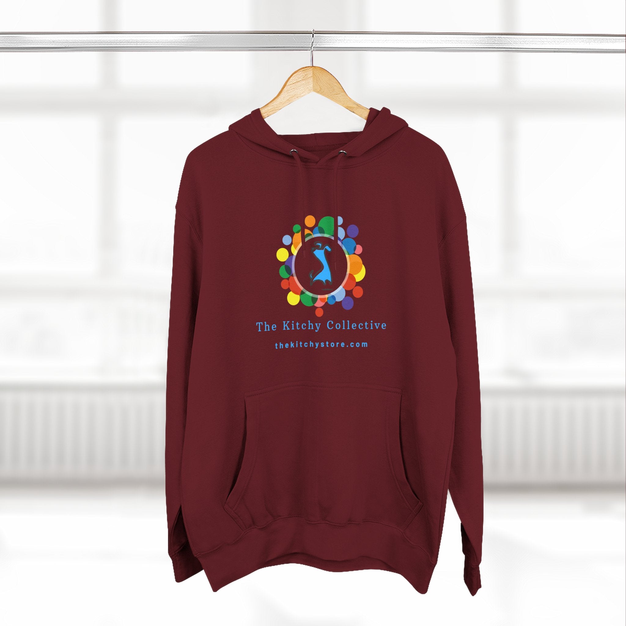 Chick-Shirts ~ THE KITCHY Fleece Pull-over Hoodie with Kangaroo Pocket