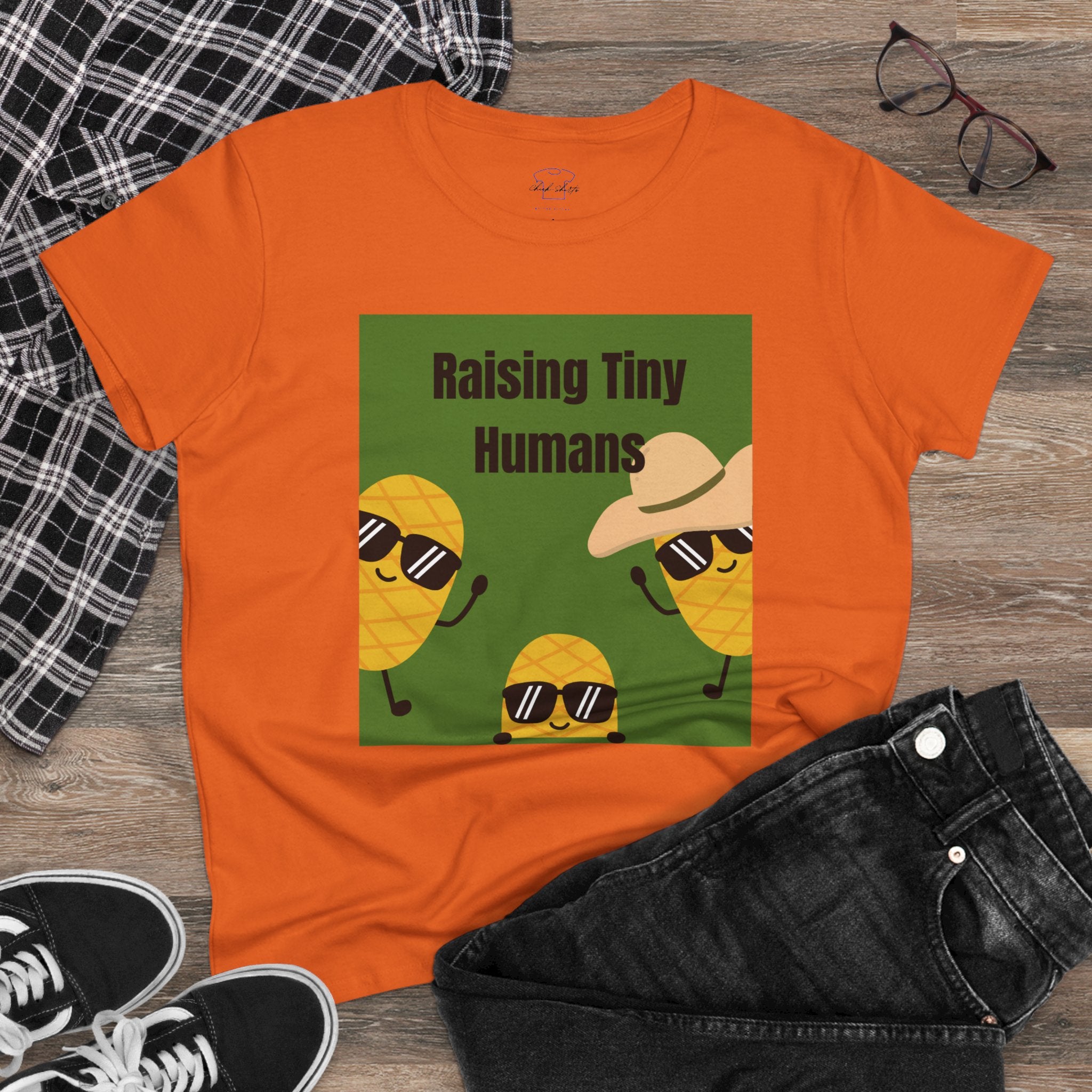 Chick-Shirts ~ Raising Tiny Humans Women's Tee