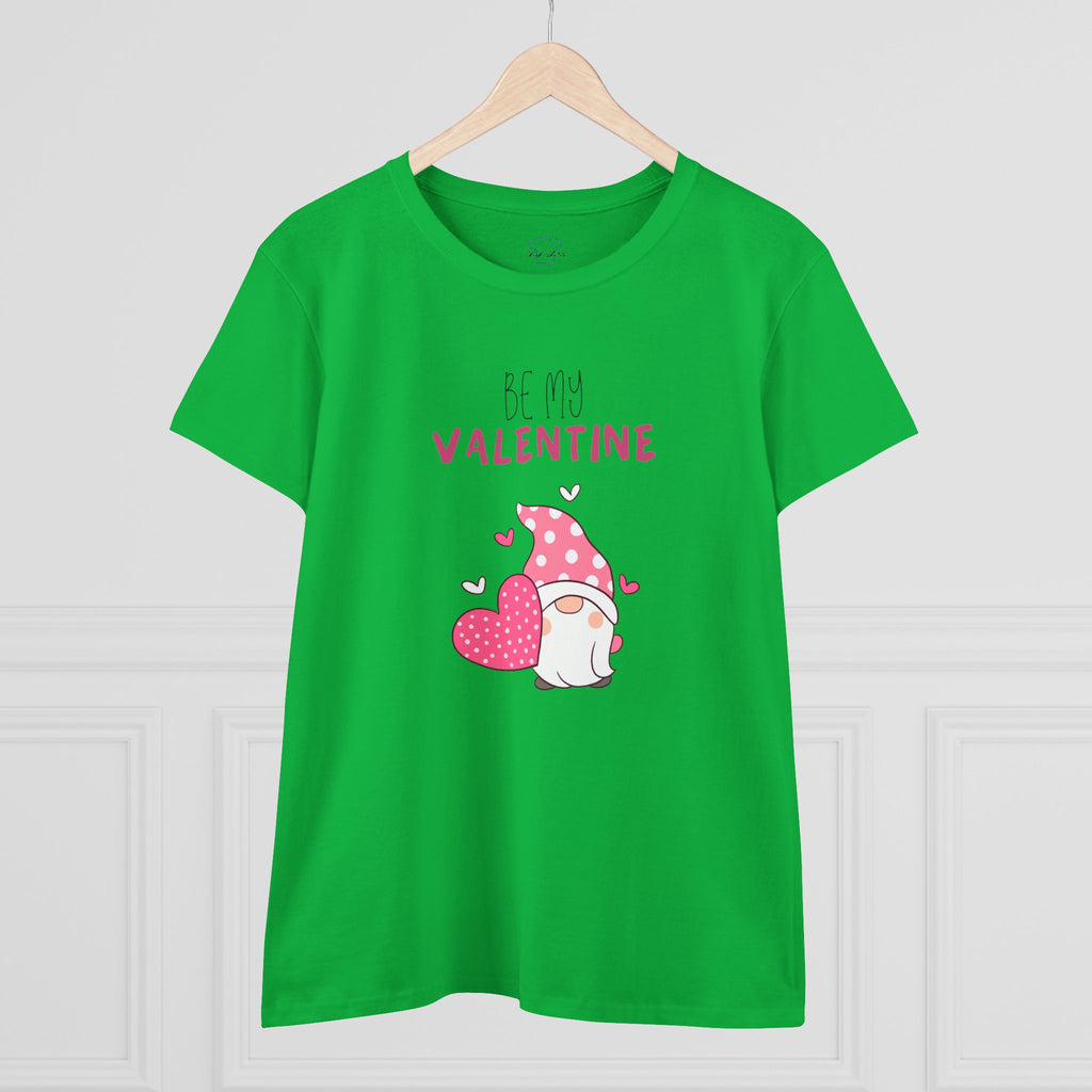 Gnome Be My Valentine ~ Women's Midweight Cotton Tee