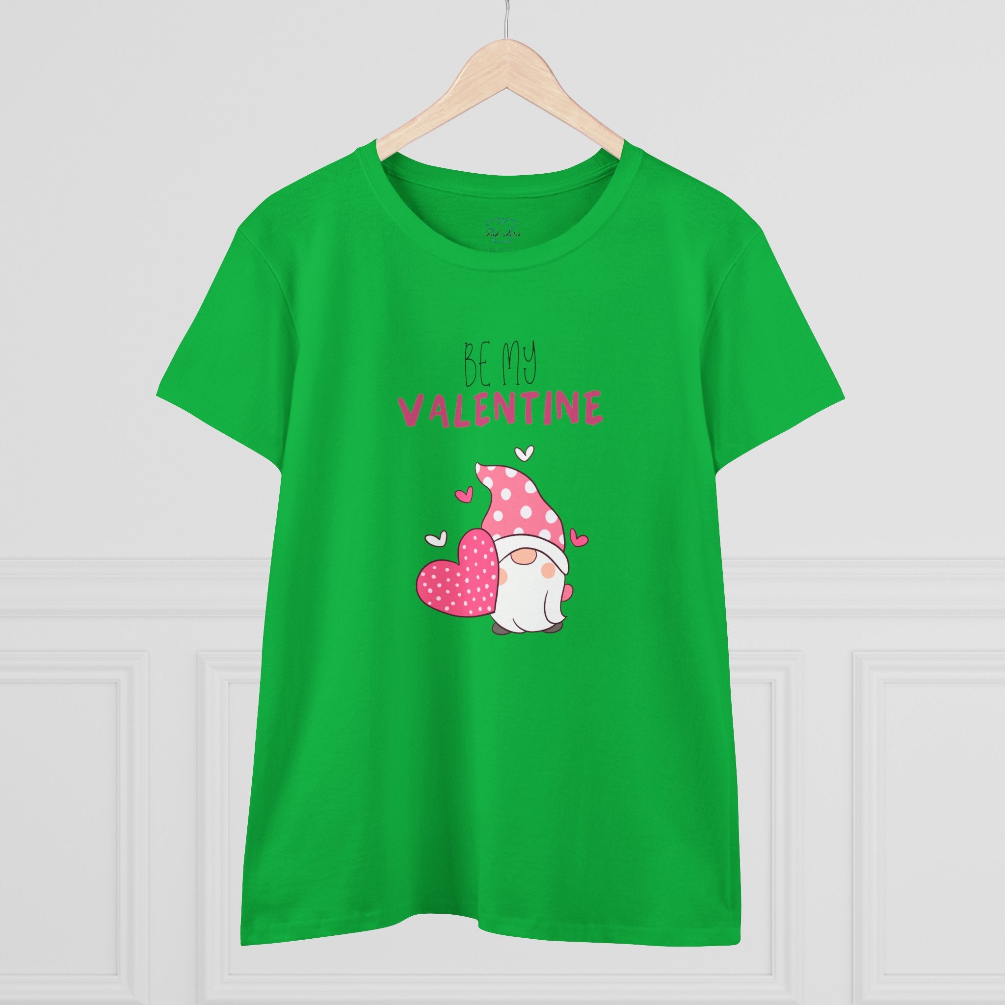 Gnome Be My Valentine ~ Women's Midweight Cotton Tee