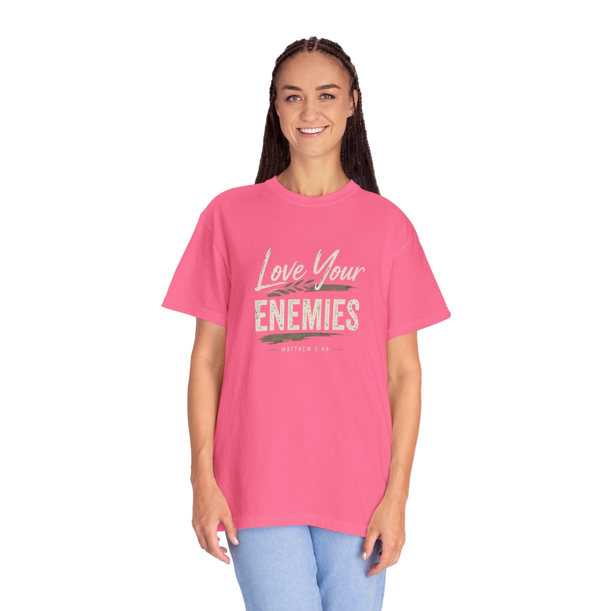 Chick-Shirts ~ Love Your Enemies — Graphic Tee