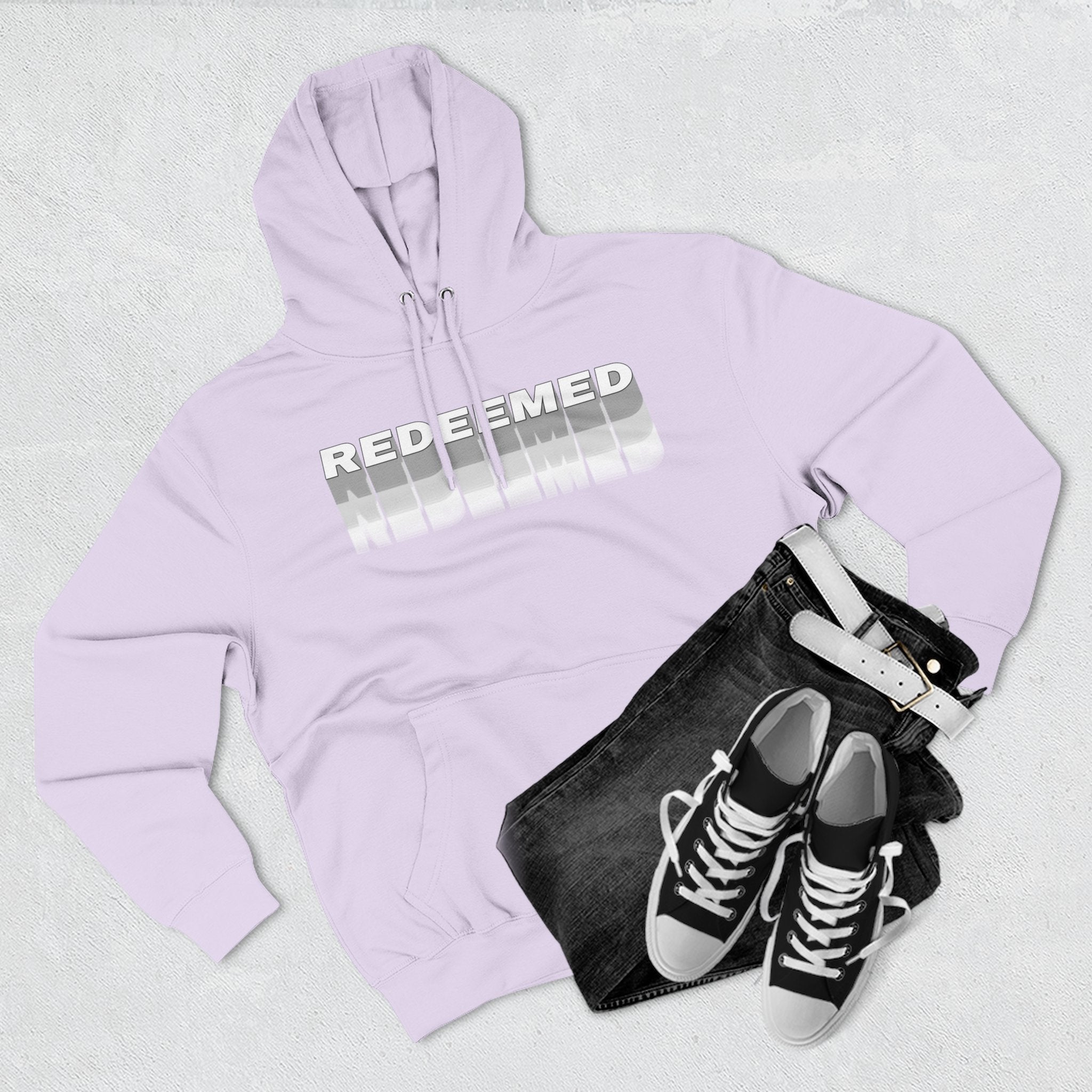 Chick-Shirts ~ Redeemed Inspirational Pullover Hoodie