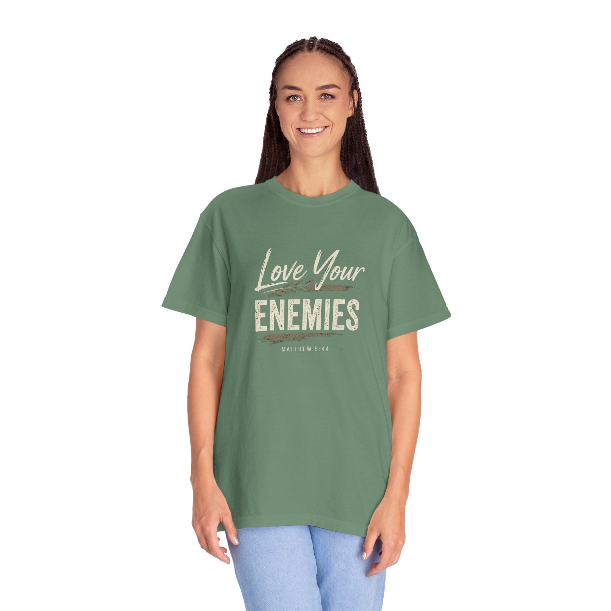 Chick-Shirts ~ Love Your Enemies — Graphic Tee
