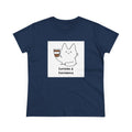 Caffeine & Confidence ~ Women's Midweight Cotton Tee