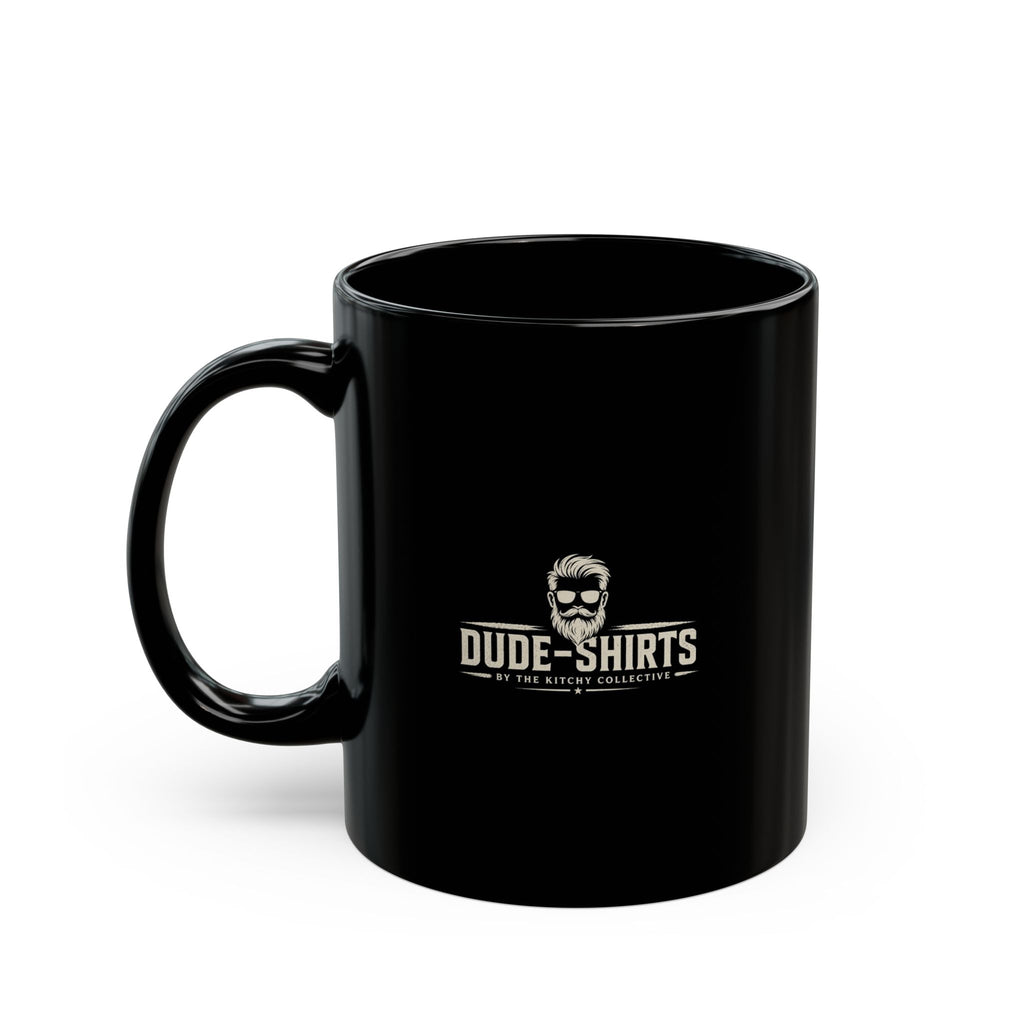 Lil-Mugs — Dude-Shirts Logo Black Ceramic Mug (11oz & 15oz)