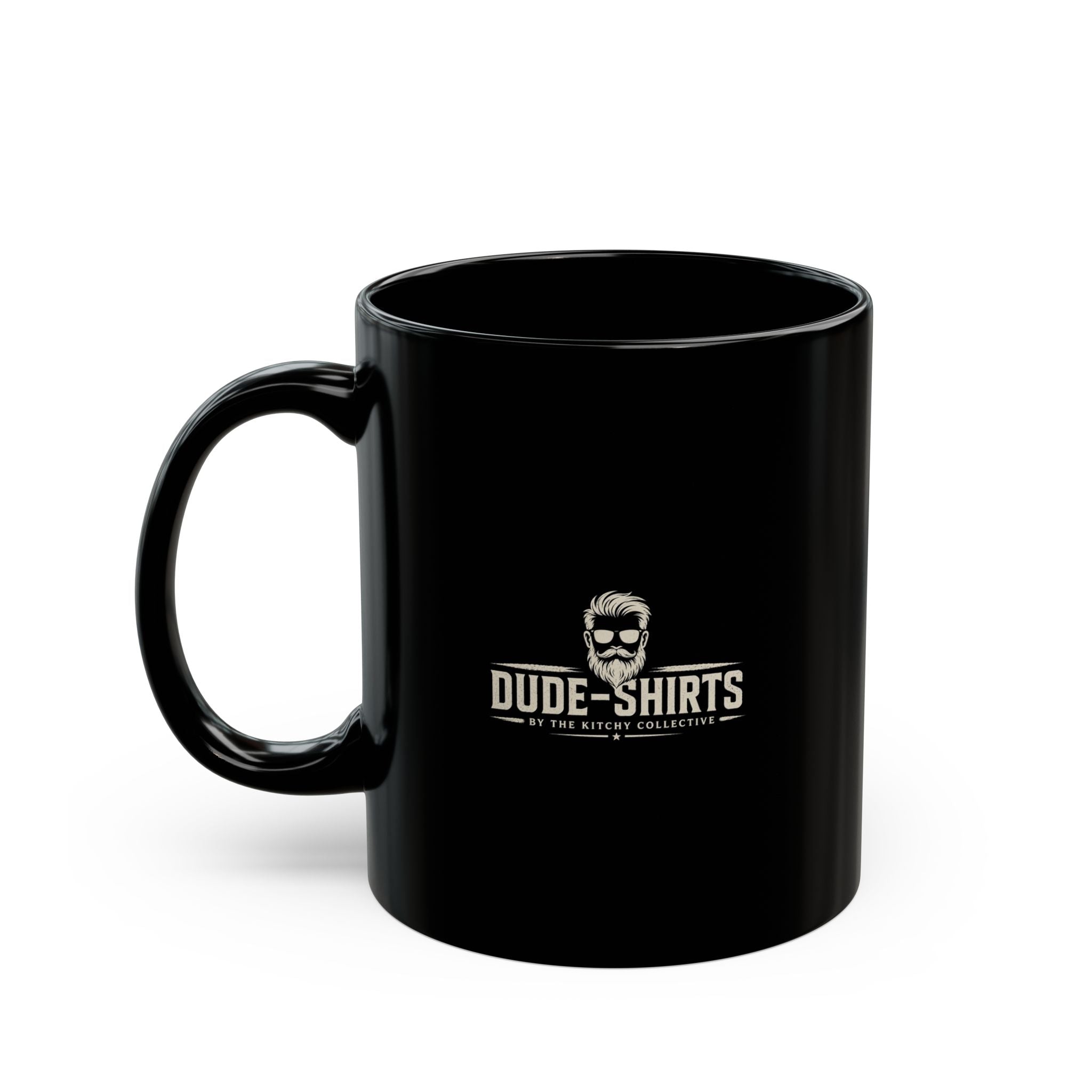 Lil-Mugs — Dude-Shirts Logo Black Ceramic Mug (11oz & 15oz)