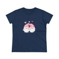 Gnome Couple Love ~ Women's Midweight Cotton Tee
