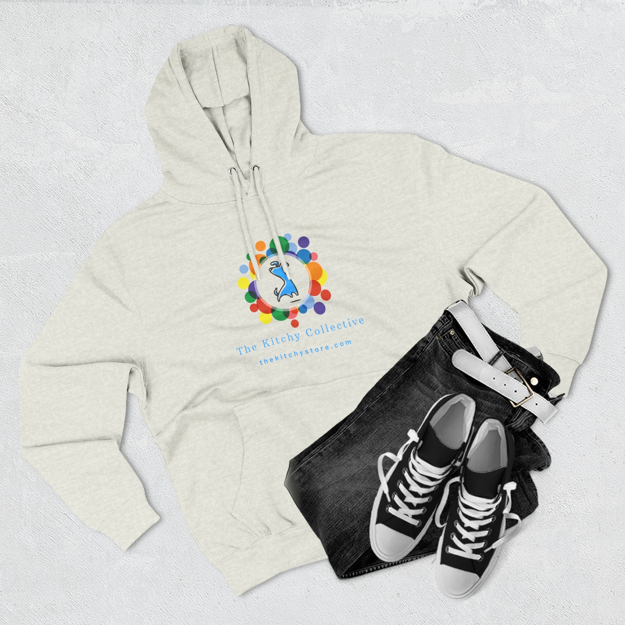 Dude-Shirts ~ THE KITCHY Fleece Pull-over Hoodie with Kangaroo Pocket