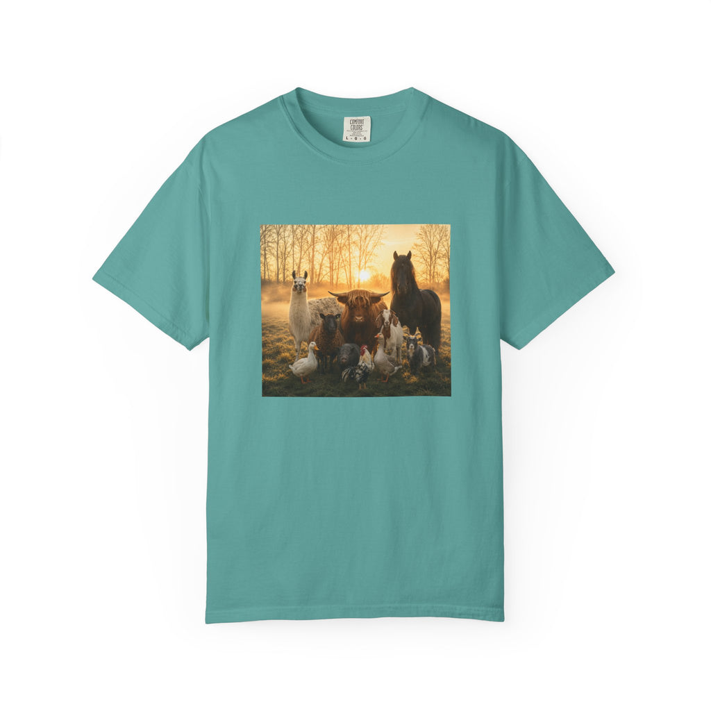 Chick-Shirts ~ 'The Usual Suspects' Farm Animals T-Shirt