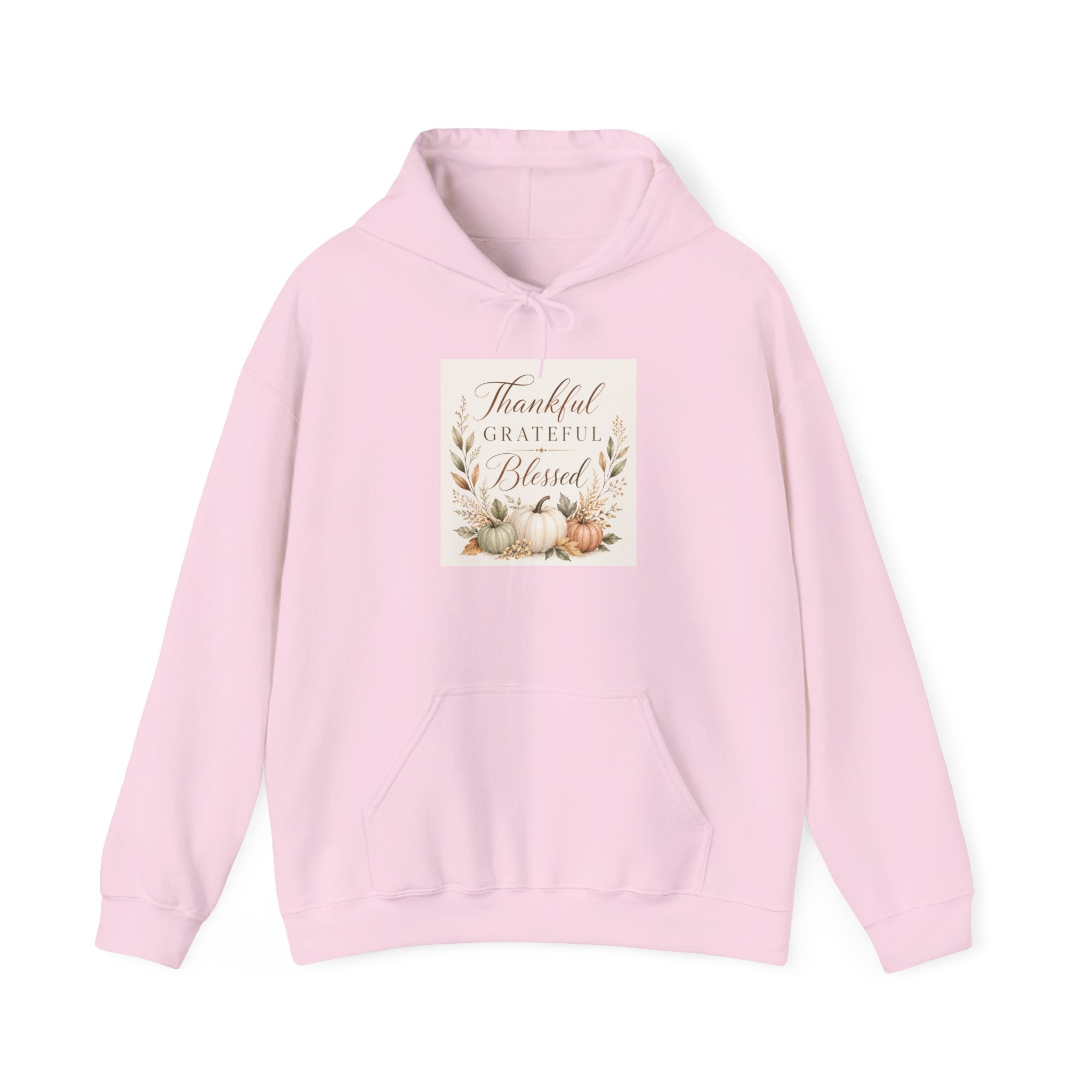 Chick-Shirts ~ Thankful Grateful Blessed Hoodie
