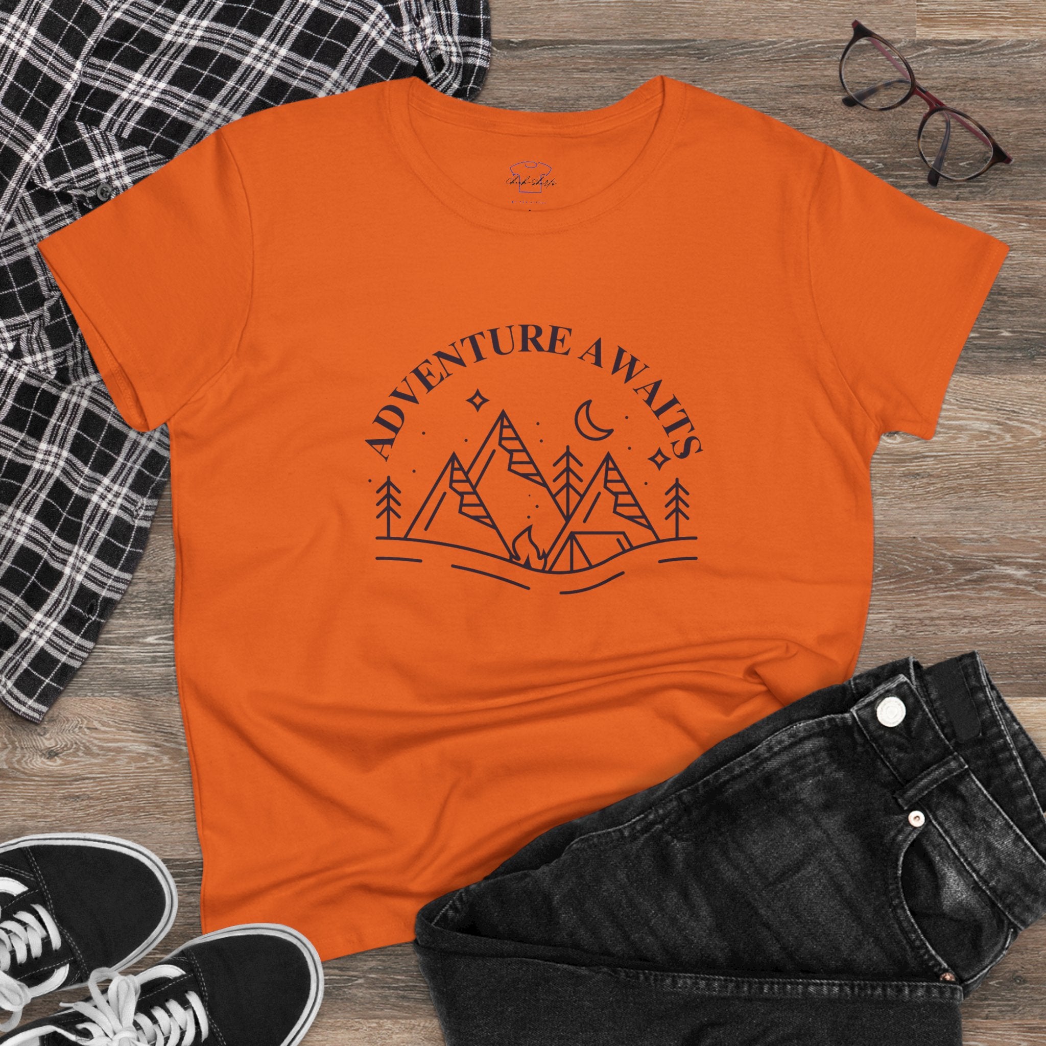 Chick-Shirts ~ Adventure Awaits -Women's Tee