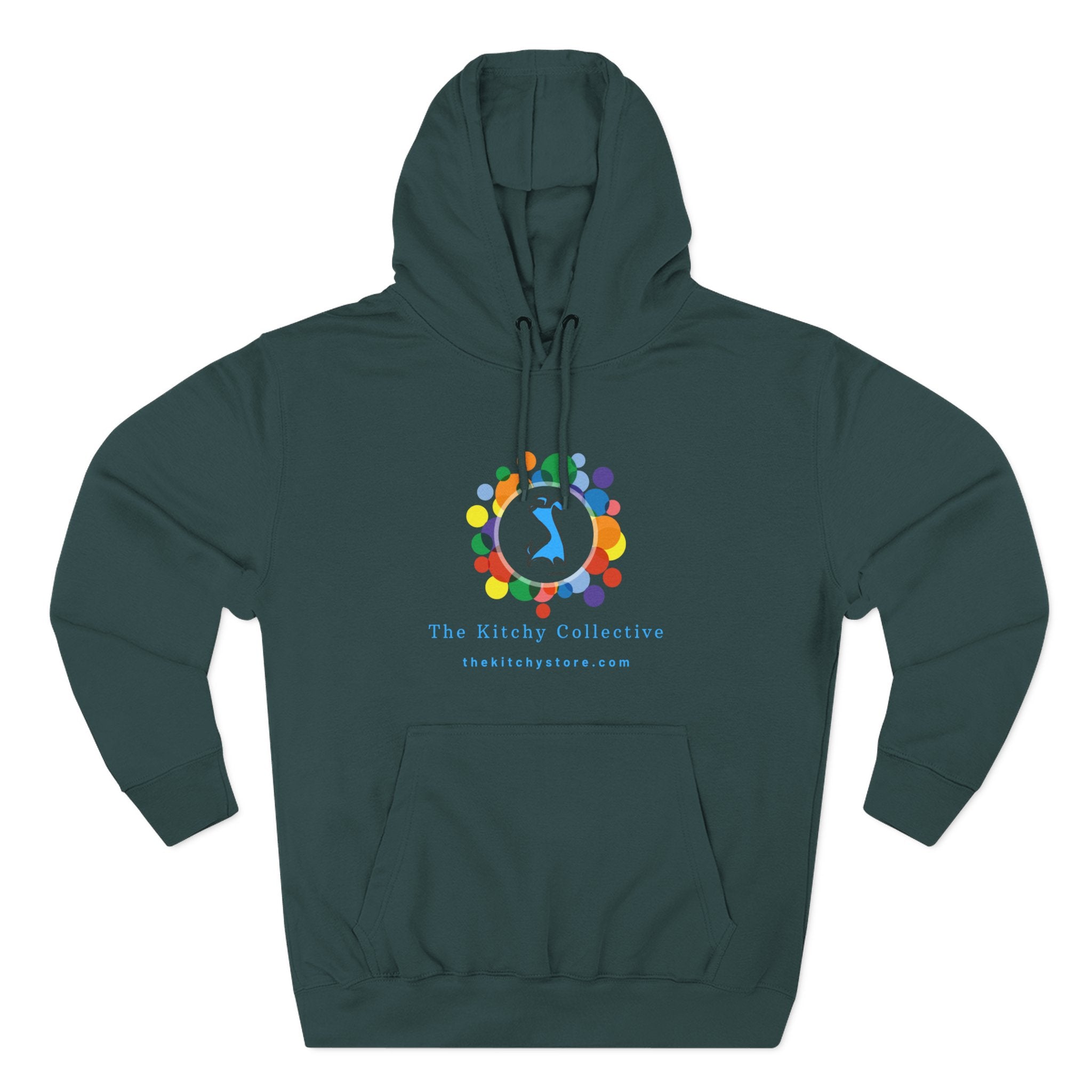 Chick-Shirts ~ THE KITCHY Fleece Pull-over Hoodie with Kangaroo Pocket