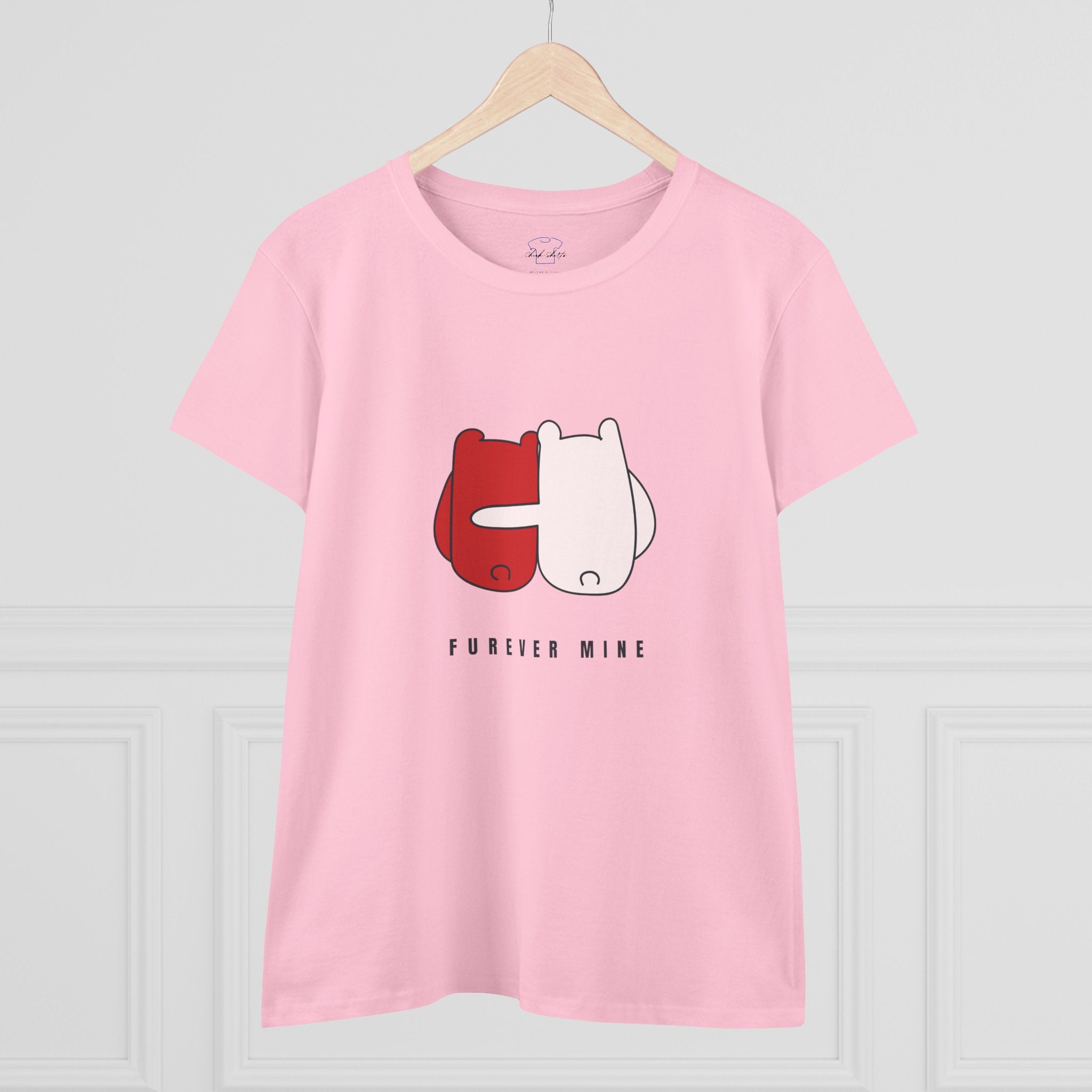 Furever Mine ~ Women's Midweight Cotton Tee