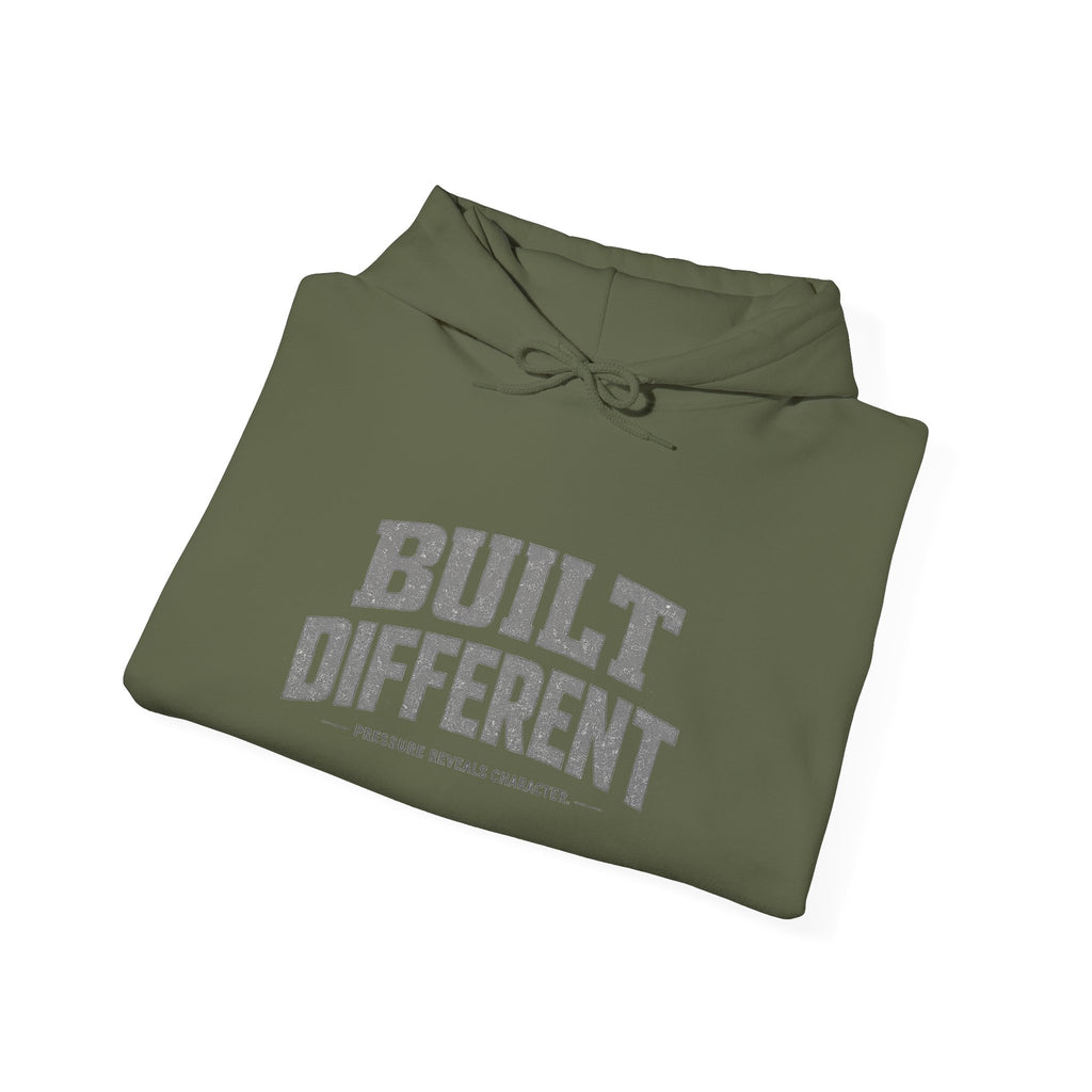 Dude-Shirts ~ Built Different  — Athletic Pullover Hoodie