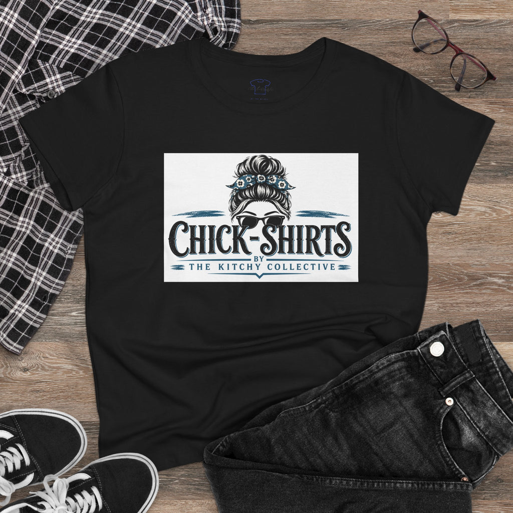 Chick-Shirts ~ LOGO Women's Cotton Tee