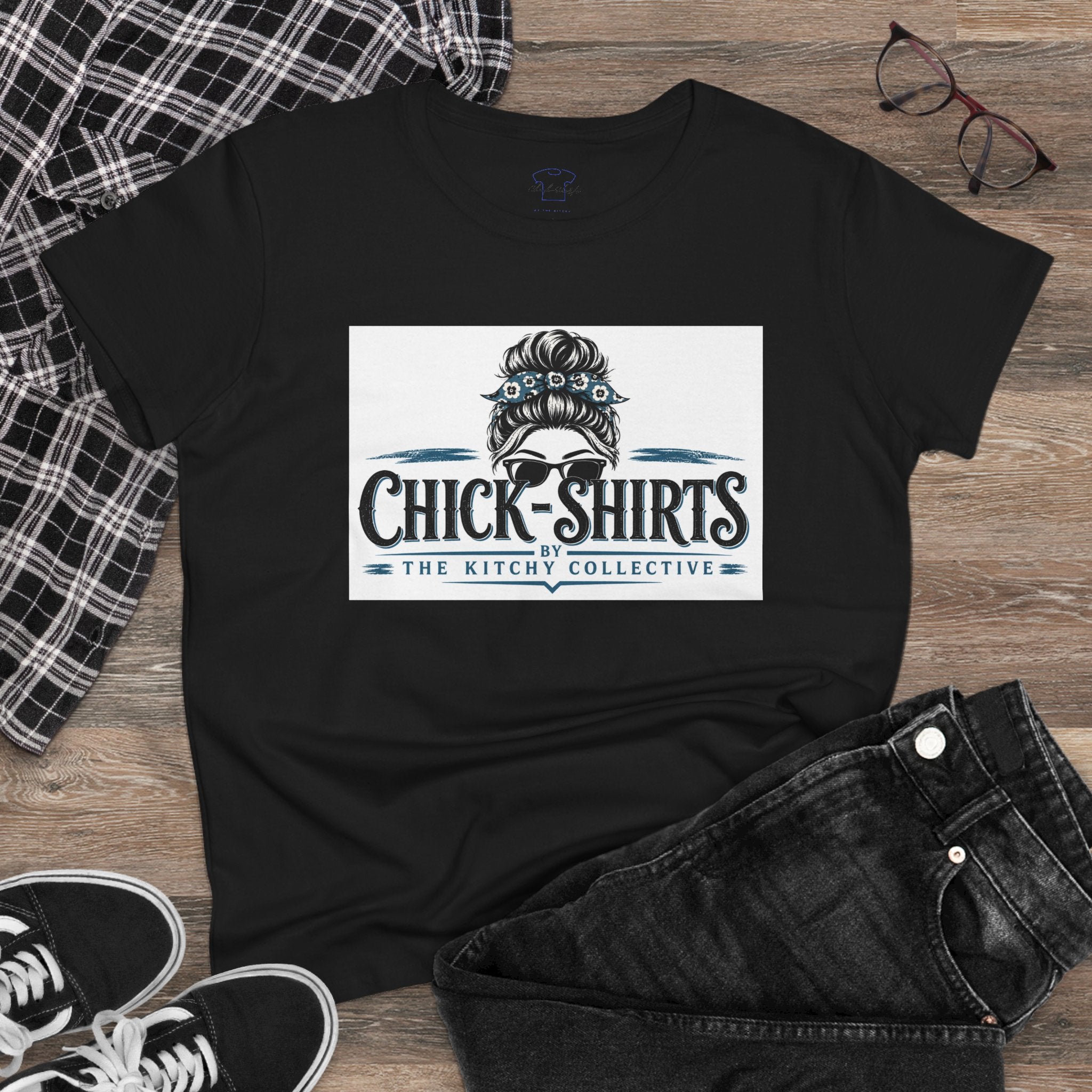 Chick-Shirts ~ LOGO Women's Cotton Tee