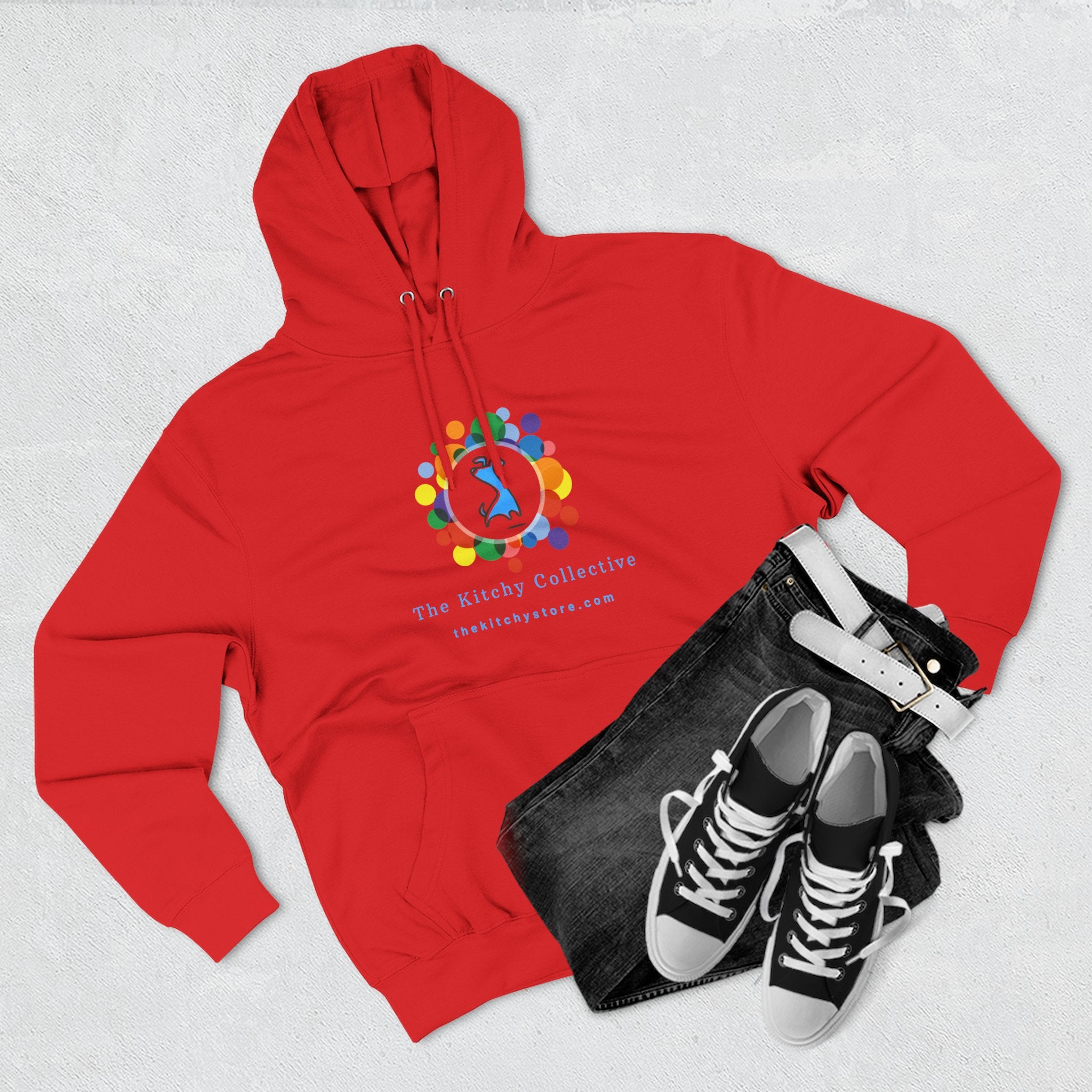 Dude-Shirts ~ THE KITCHY Fleece Pull-over Hoodie with Kangaroo Pocket