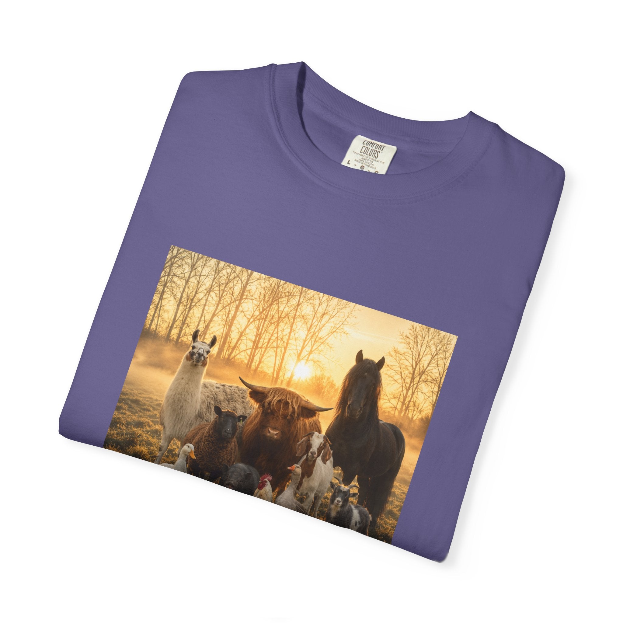 Chick-Shirts ~ 'The Usual Suspects' Farm Animals T-Shirt