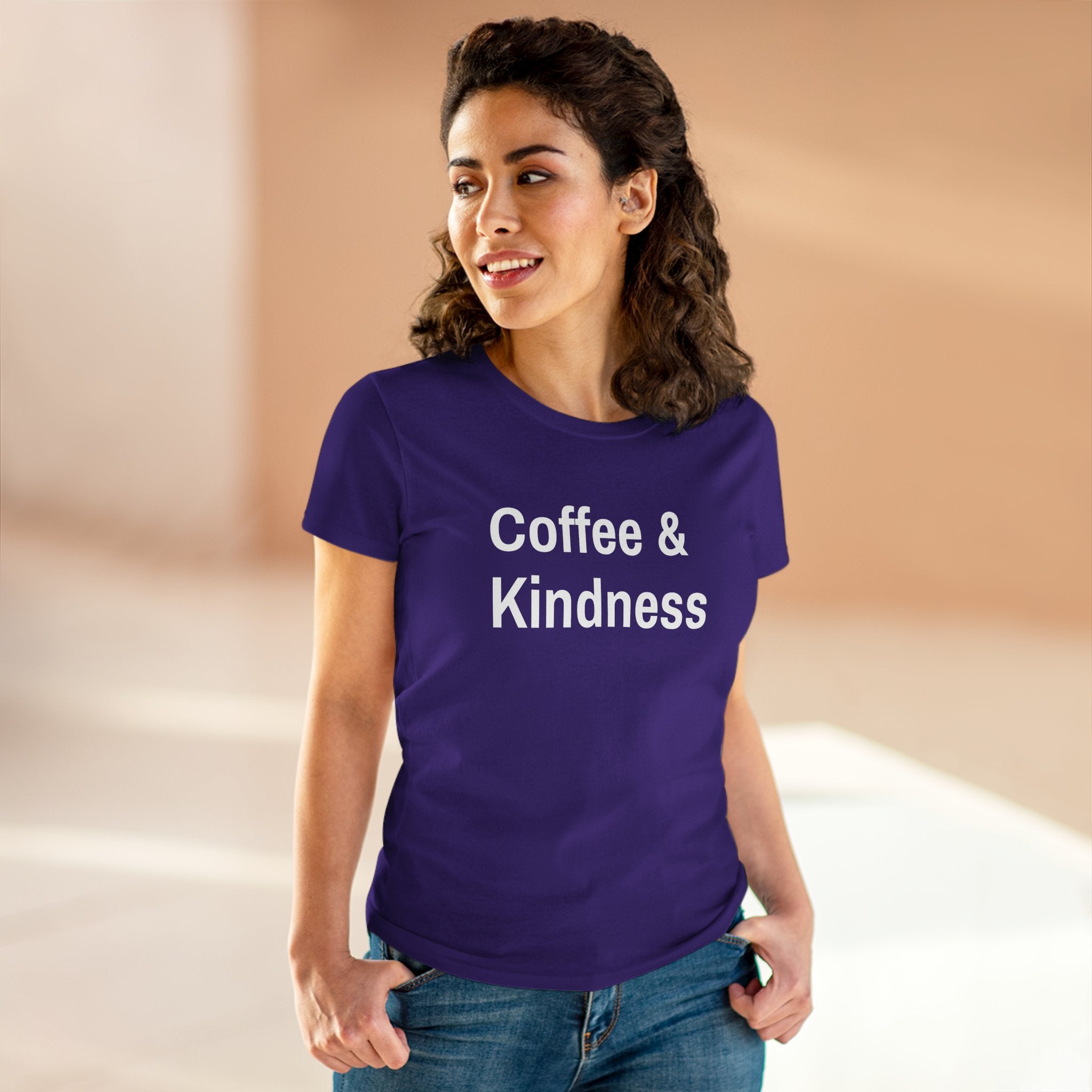Chick-Shirts ~ Coffee & Kindness Women's Tee