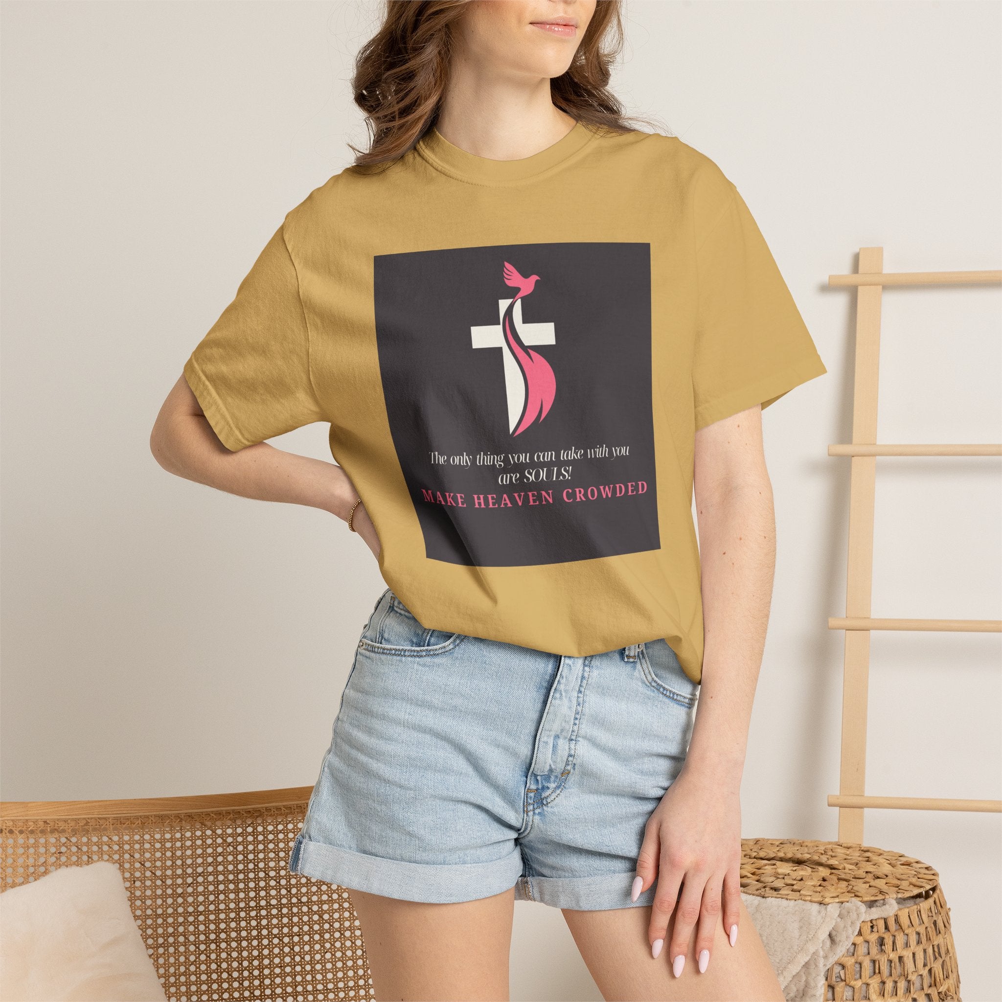 Chick-Shirts — “Make Heaven Crowded” Inspirational Tee