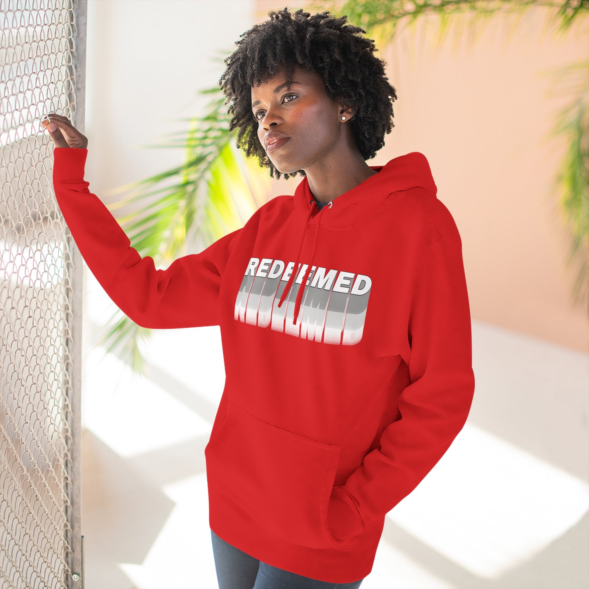 Chick-Shirts ~ Redeemed Inspirational Pullover Hoodie