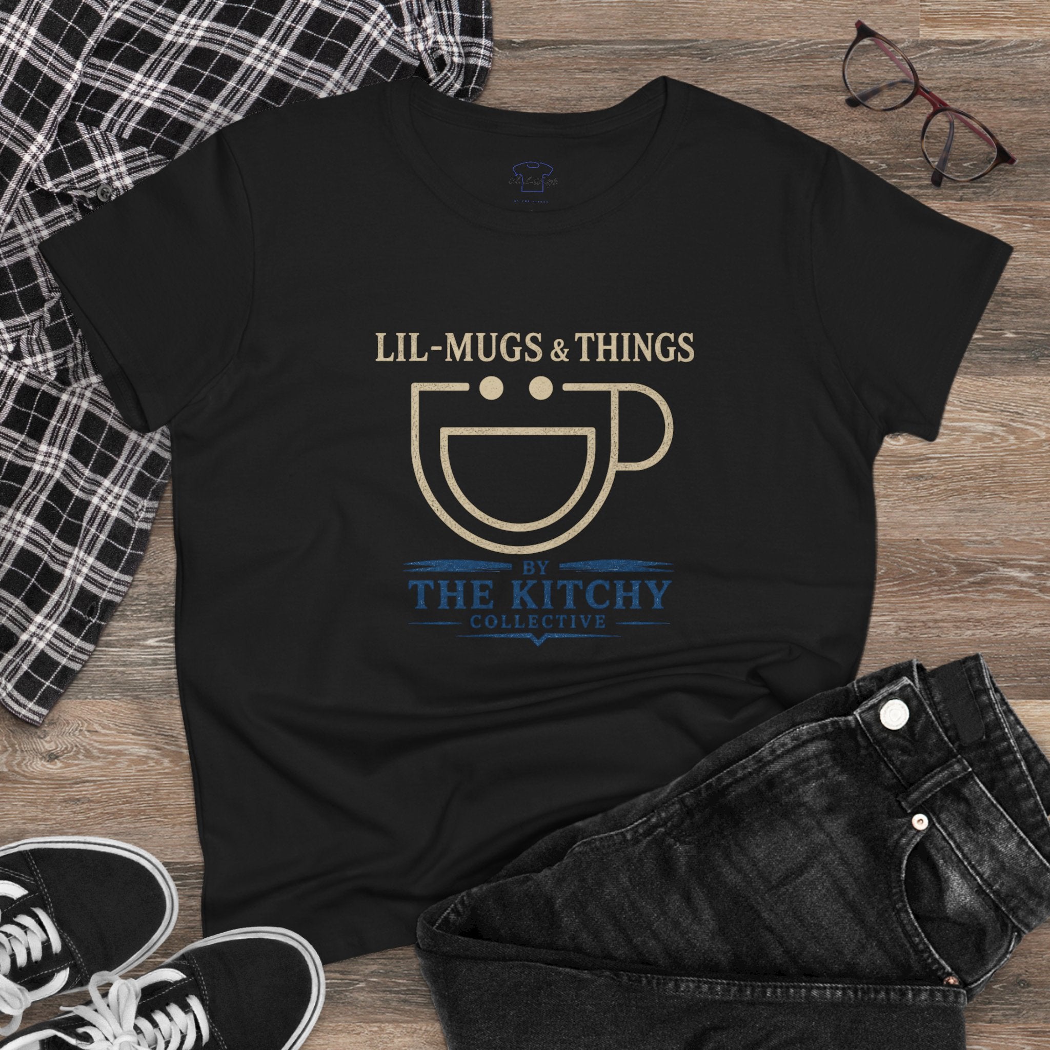 Chick-Shirts ~ Lil-Mugs & Things LOGO Women's Tee