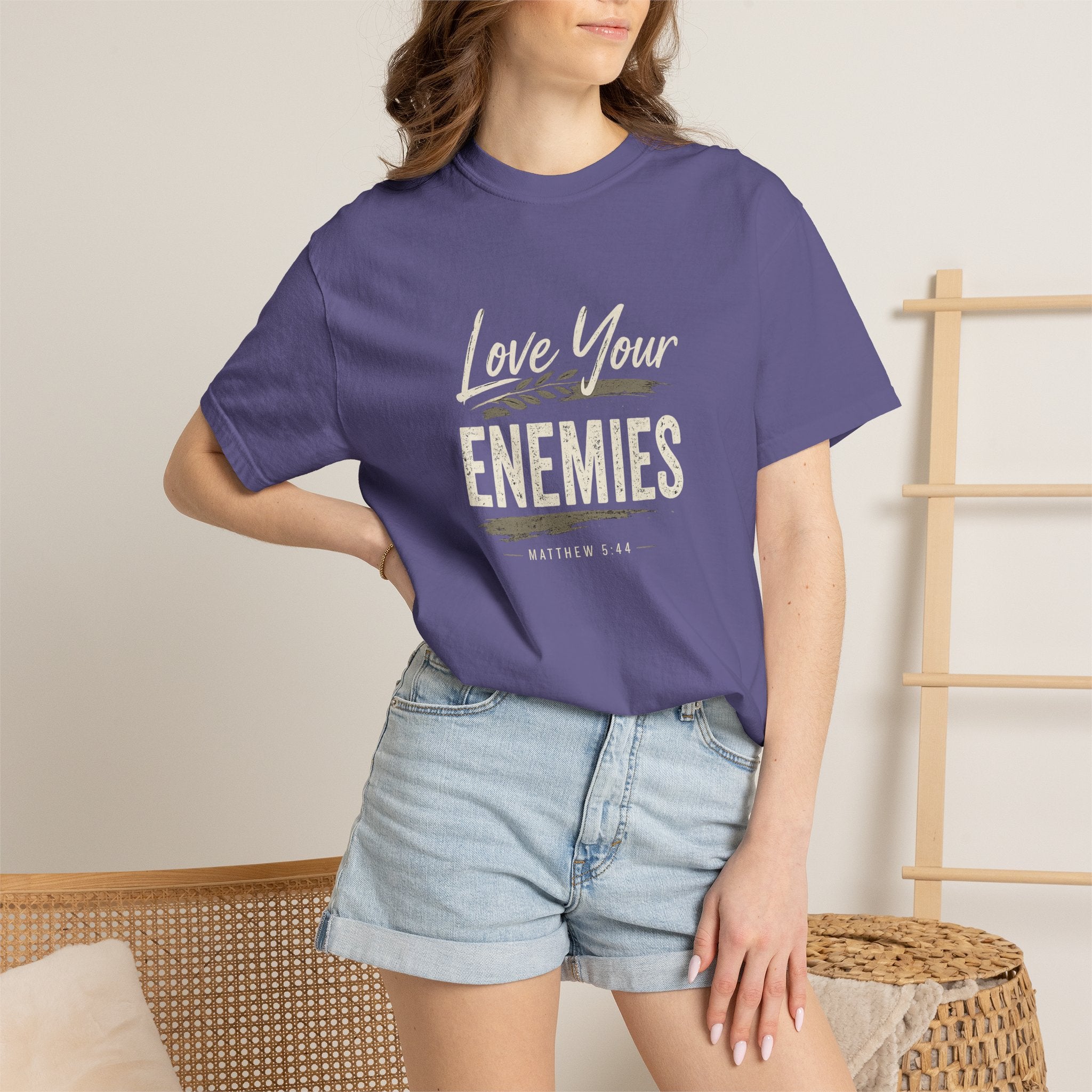 Chick-Shirts ~ Love Your Enemies — Graphic Tee